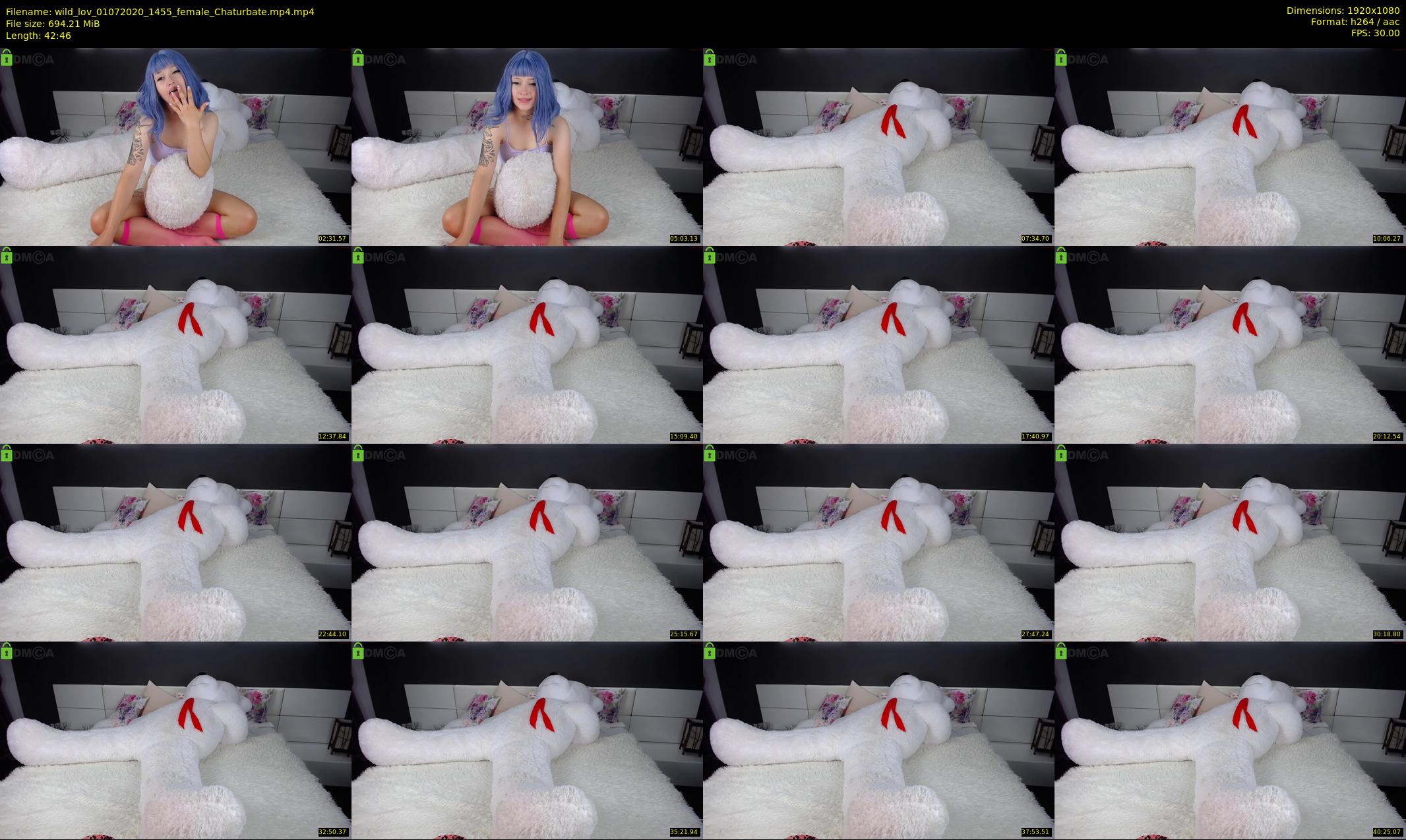 wild_lov — 43 minute Chaturbate female cam show recording, 1080p, Jul 1, 2020