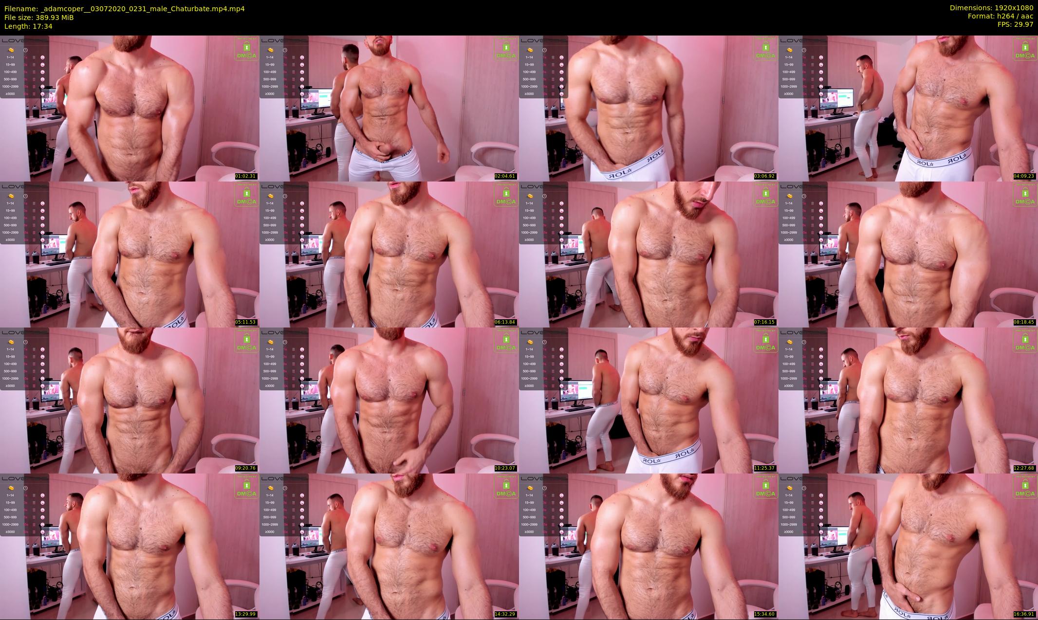 _adamcoper_ — 18 minute Chaturbate male cam show recording, 1080p, Jul 3, 2020