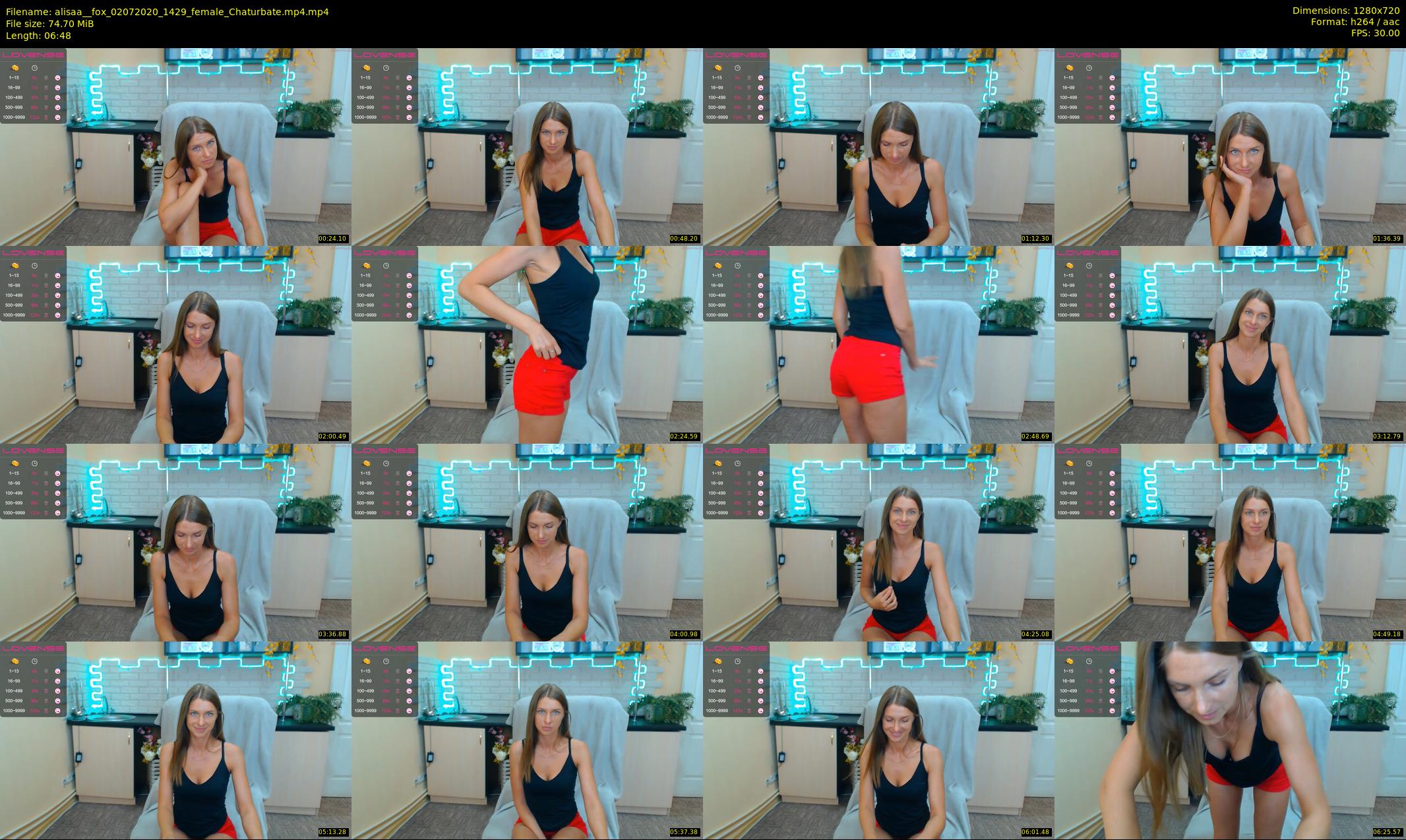 alisaa__fox — 7 minute Chaturbate female cam show recording, 720p, Jul 2, 2020