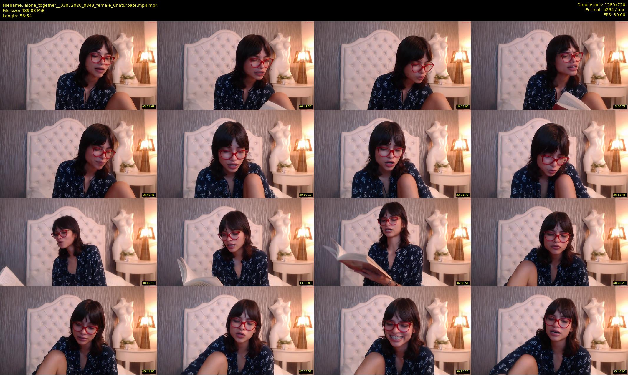 alone_together_ — 57 minute Chaturbate female cam show recording, 720p, Jul 3, 2020