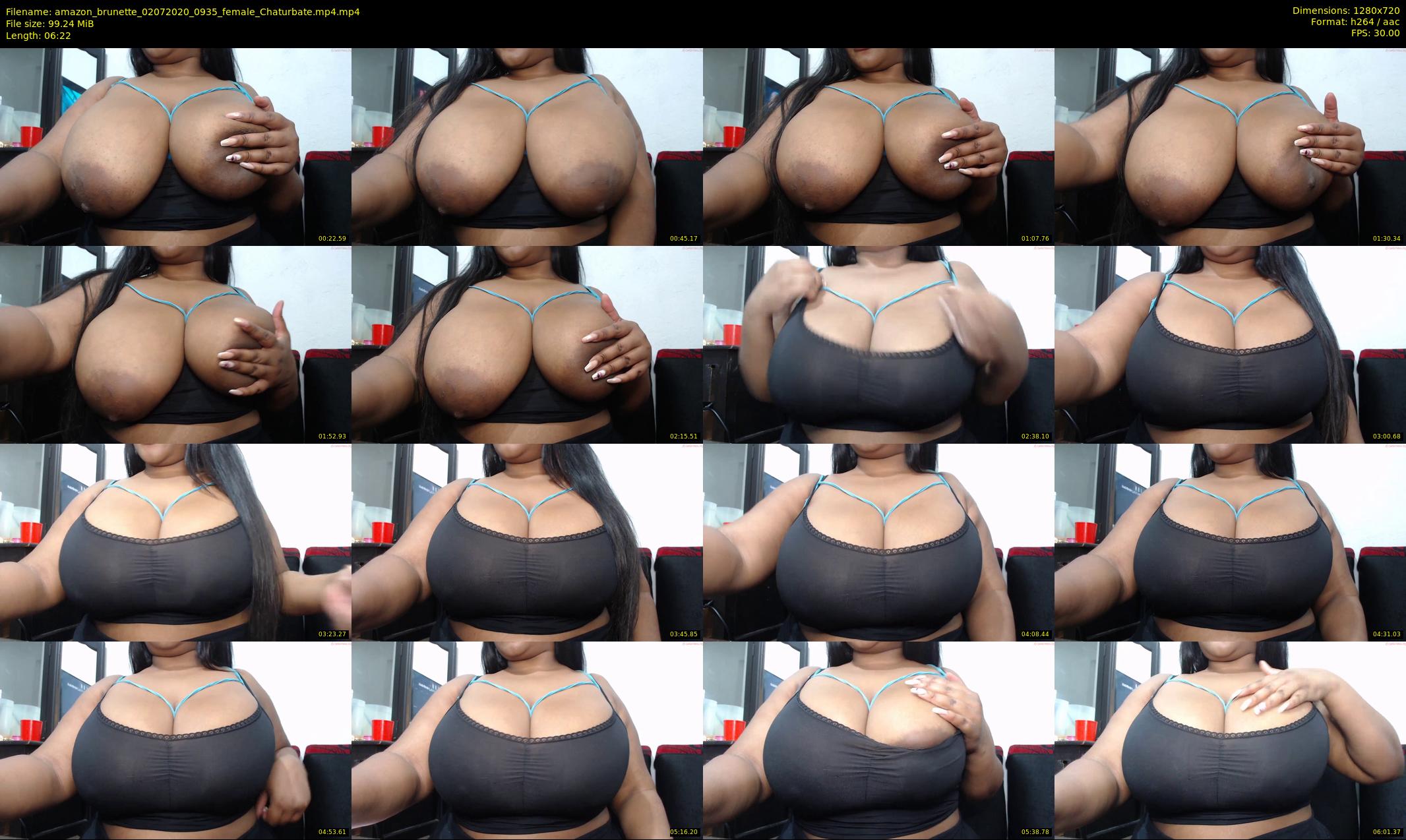 amazon_brunette — 7 minute Chaturbate female cam show recording, 720p, Jul 2, 2020
