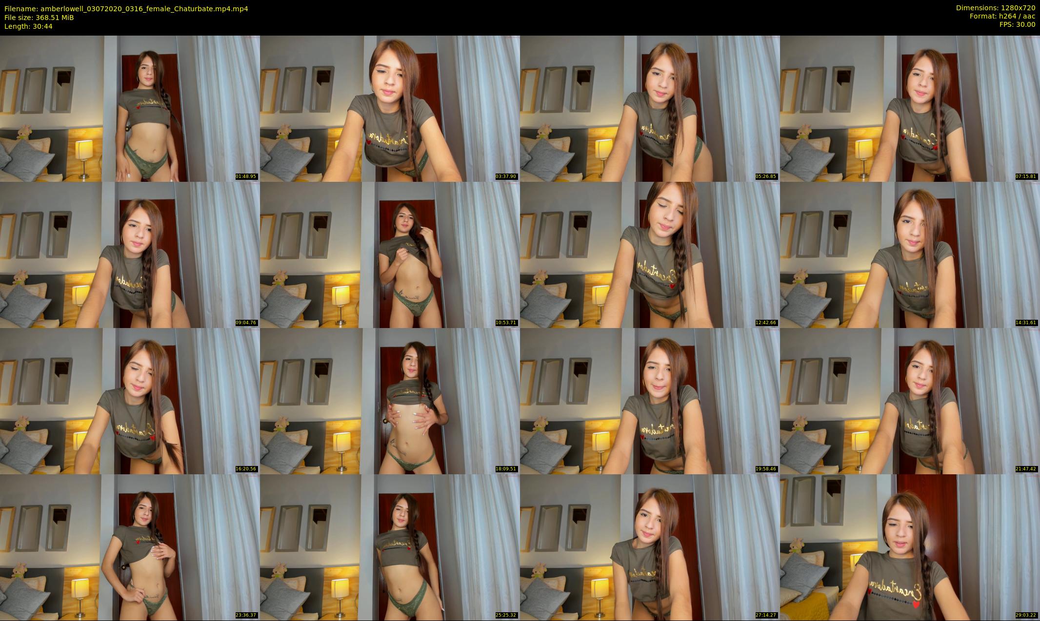 amberlowell — 31 minute Chaturbate female cam show recording, 720p, Jul 3, 2020
