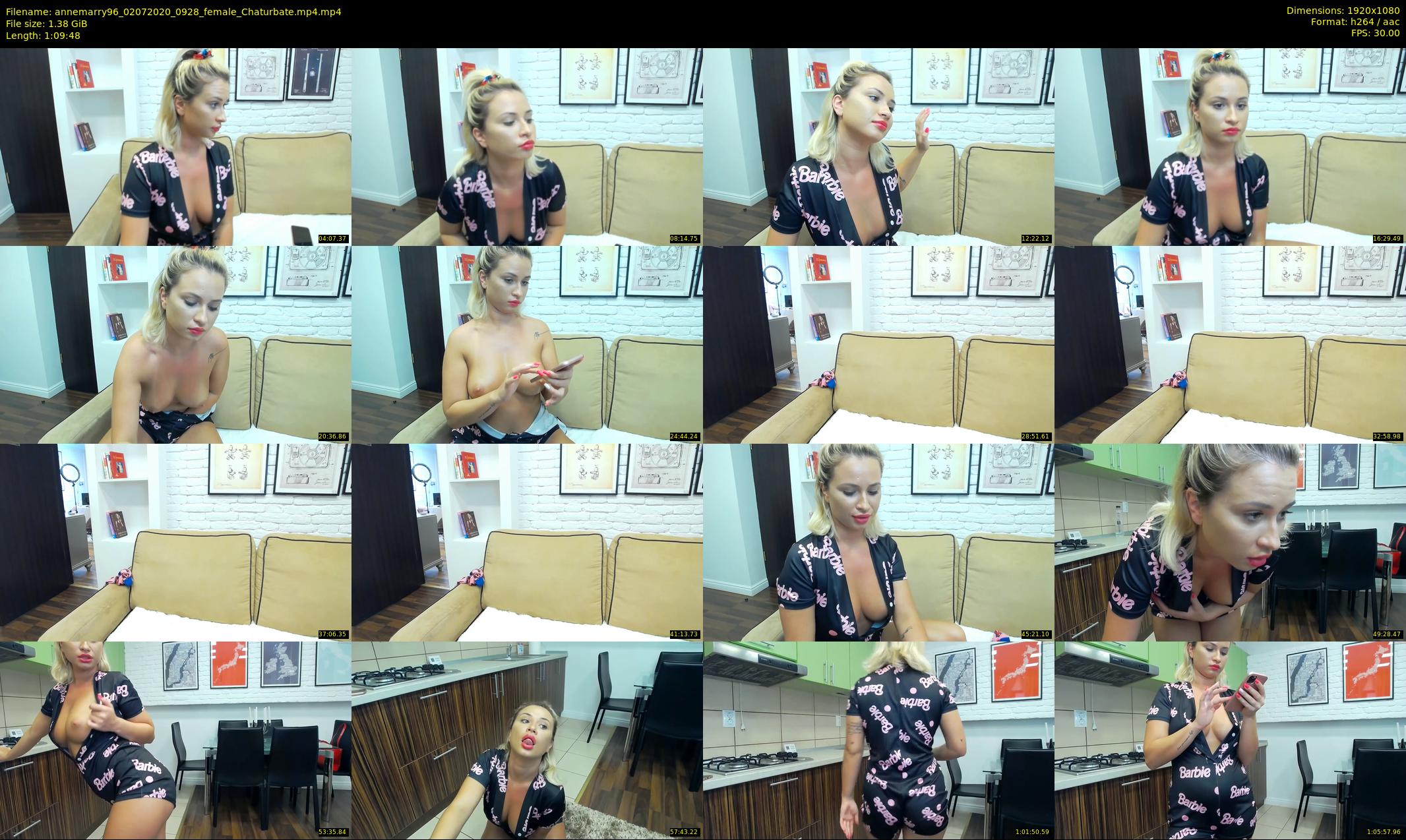 annemarry96 — 70 minute Chaturbate female cam show recording, 1080p, Jul 2, 2020