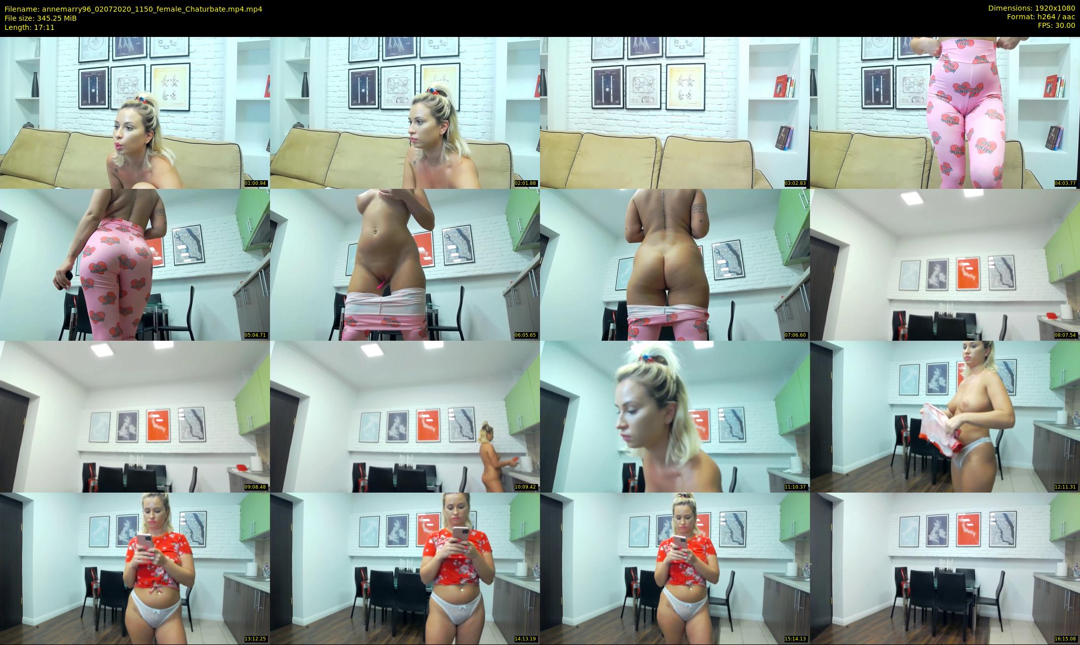 annemarry96 — 18 minute Chaturbate female cam show recording, 1080p, Jul 2, 2020
