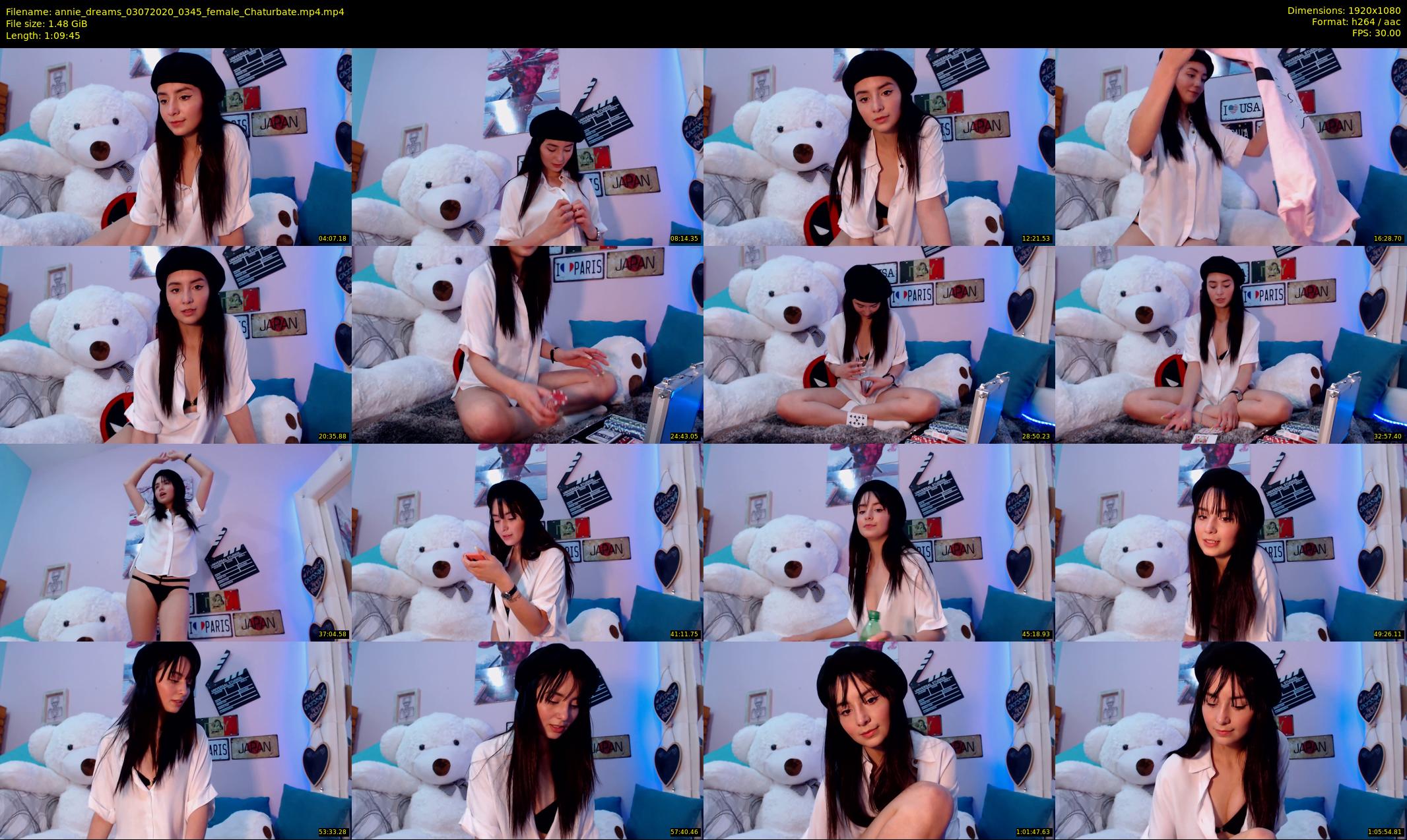 annie_dreams — 70 minute Chaturbate female cam show recording, 1080p, Jul 3, 2020