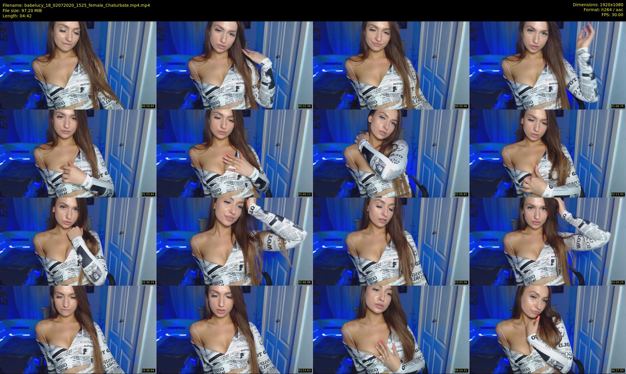 babelucy_18 — 5 minute Chaturbate female cam show recording, 1080p, Jul 2, 2020