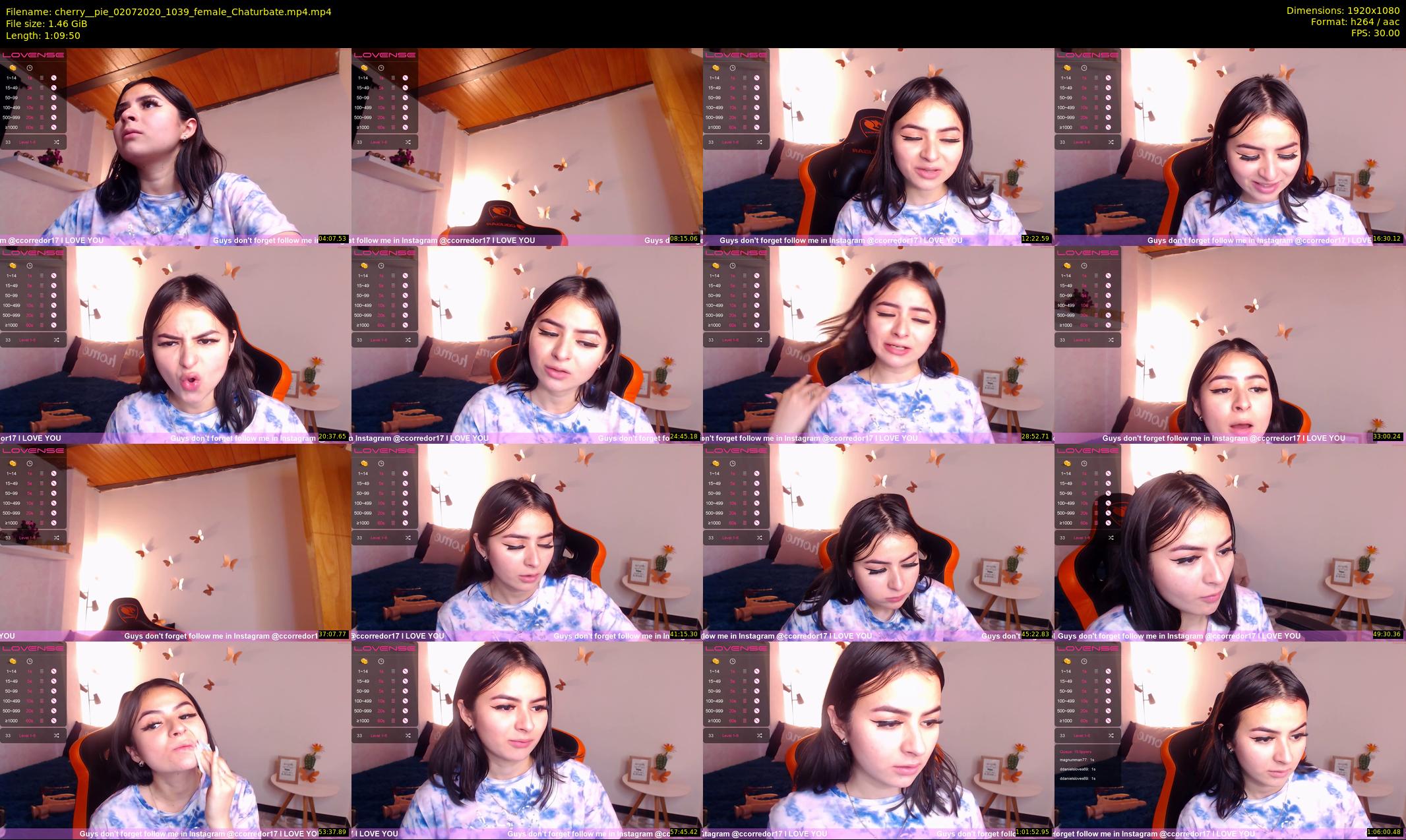 cherry__pie — 70 minute Chaturbate female cam show recording, 1080p, Jul 2, 2020
