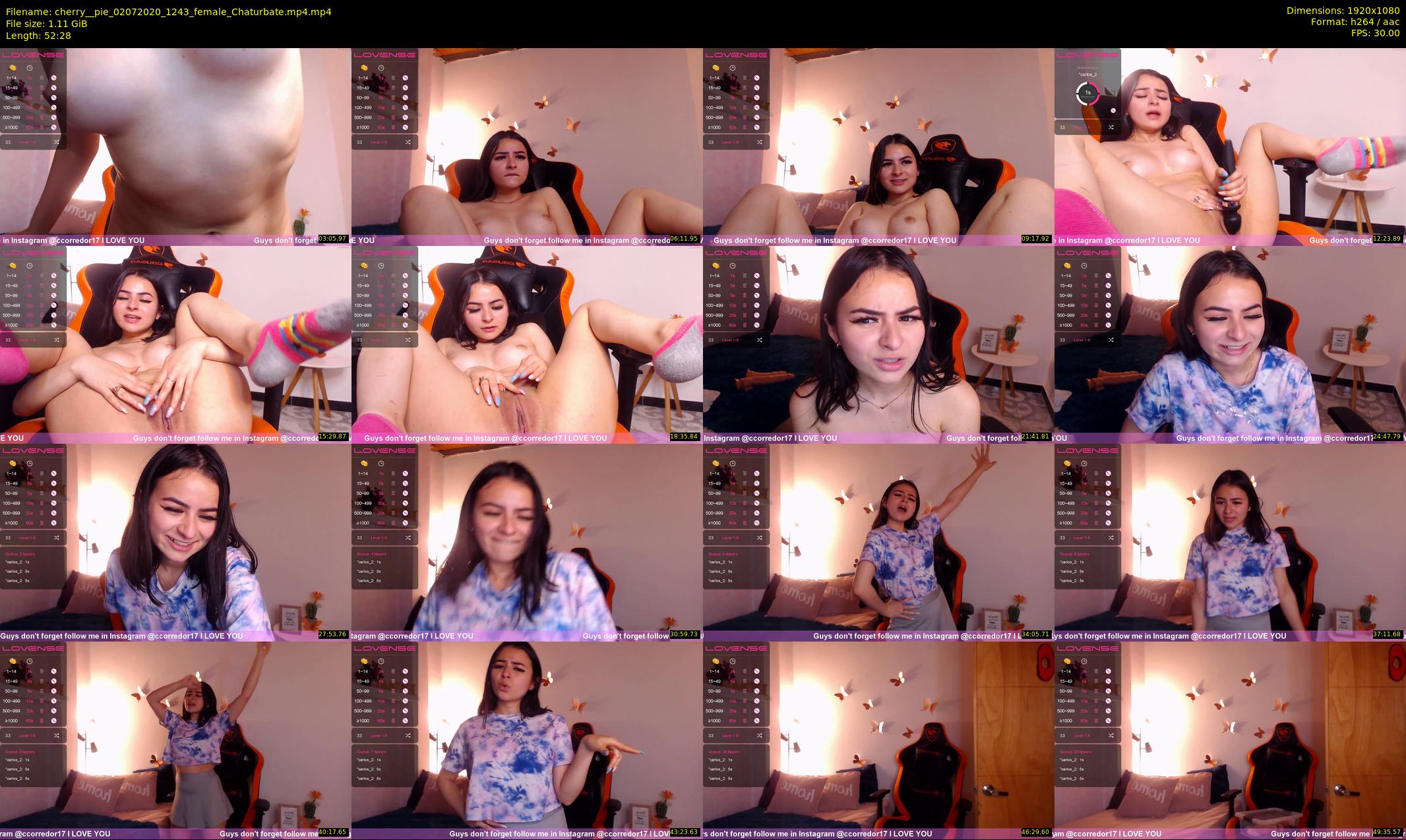 cherry__pie — 53 minute Chaturbate female cam show recording, 1080p, Jul 2, 2020