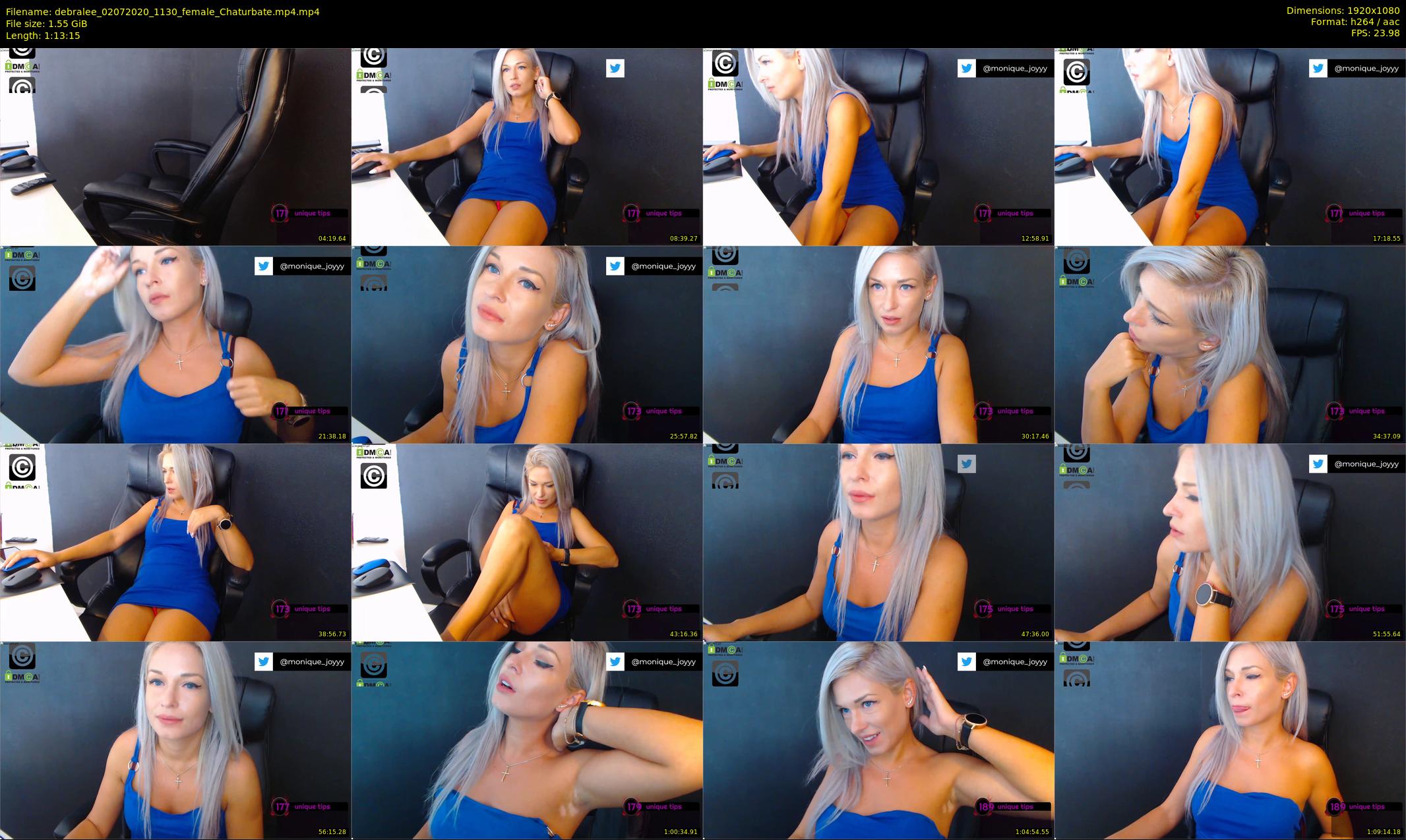 debralee — 74 minute Chaturbate female cam show recording, 1080p, Jul 2, 2020