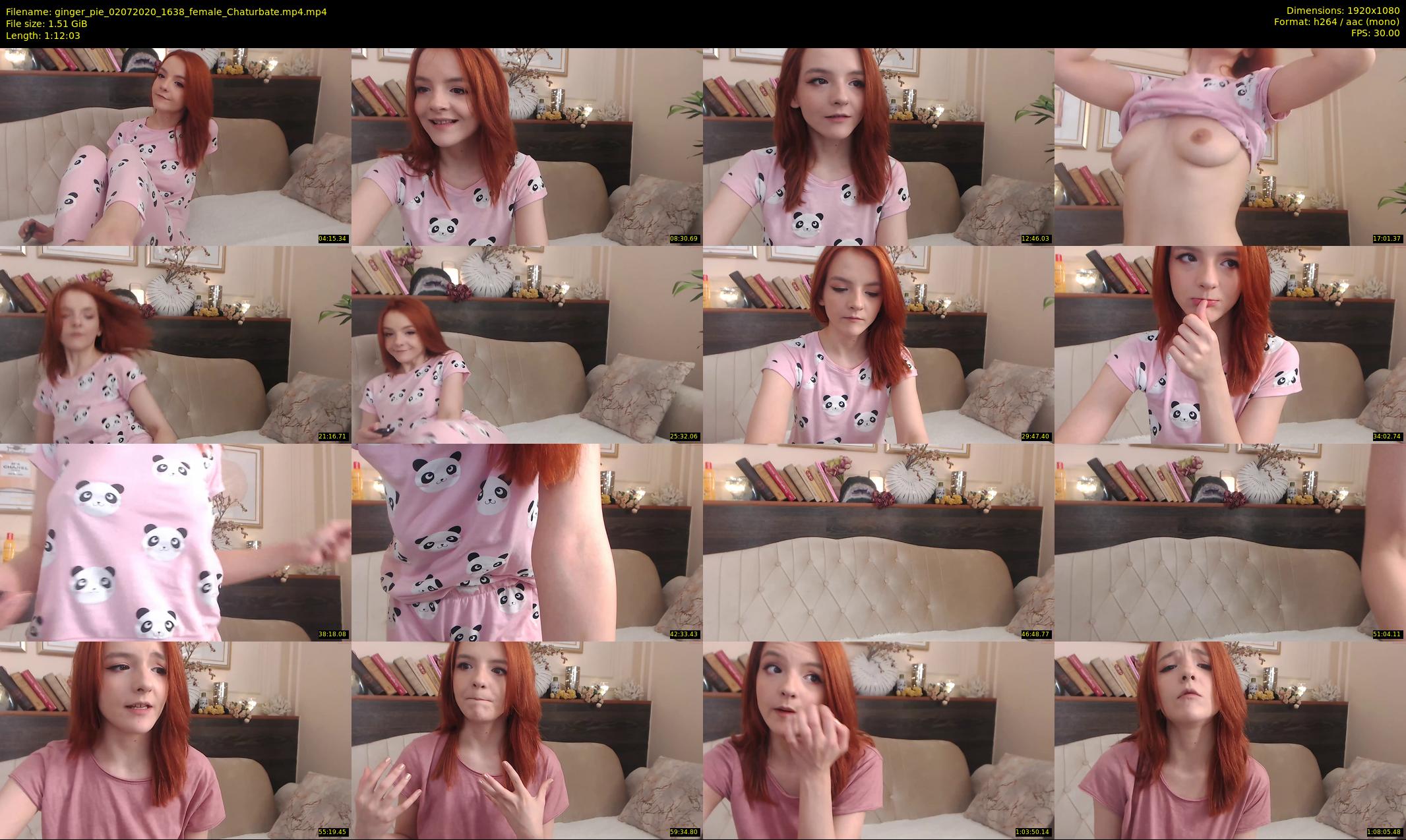 ginger_pie — 73 minute Chaturbate female cam show recording, 1080p, Jul 2, 2020