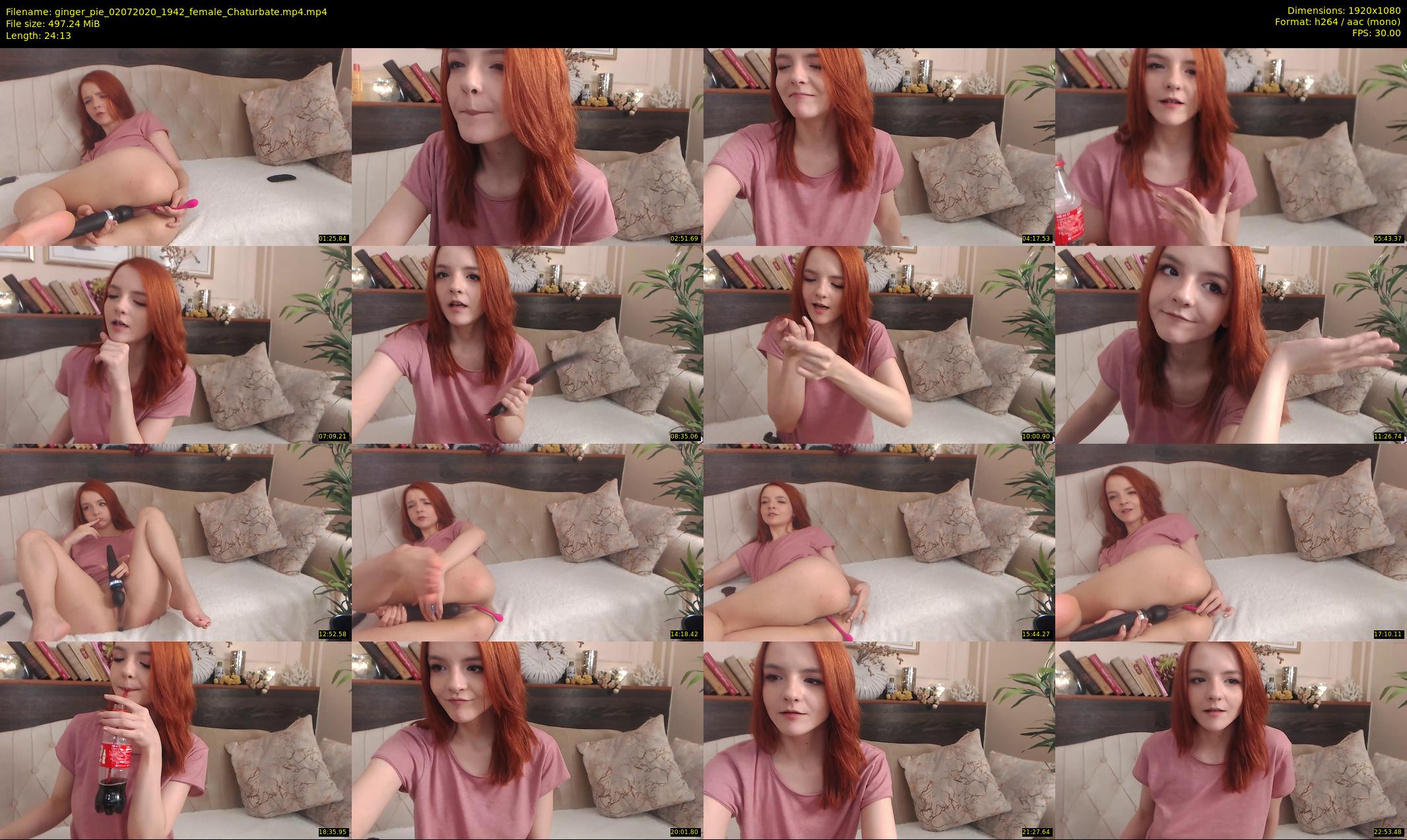 ginger_pie — 25 minute Chaturbate female cam show recording, 1080p, Jul 2, 2020