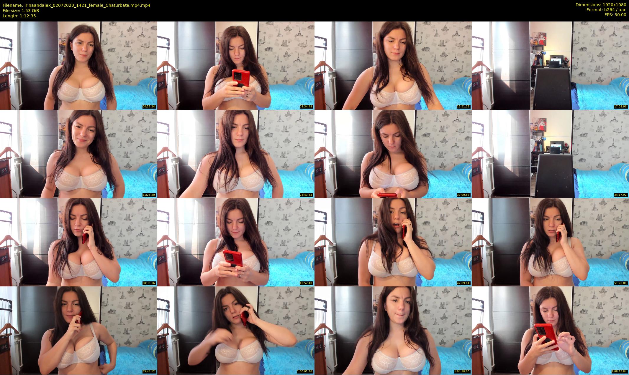 irinaandalex — 73 minute Chaturbate couple cam show recording, 1080p, Jul 2, 2020