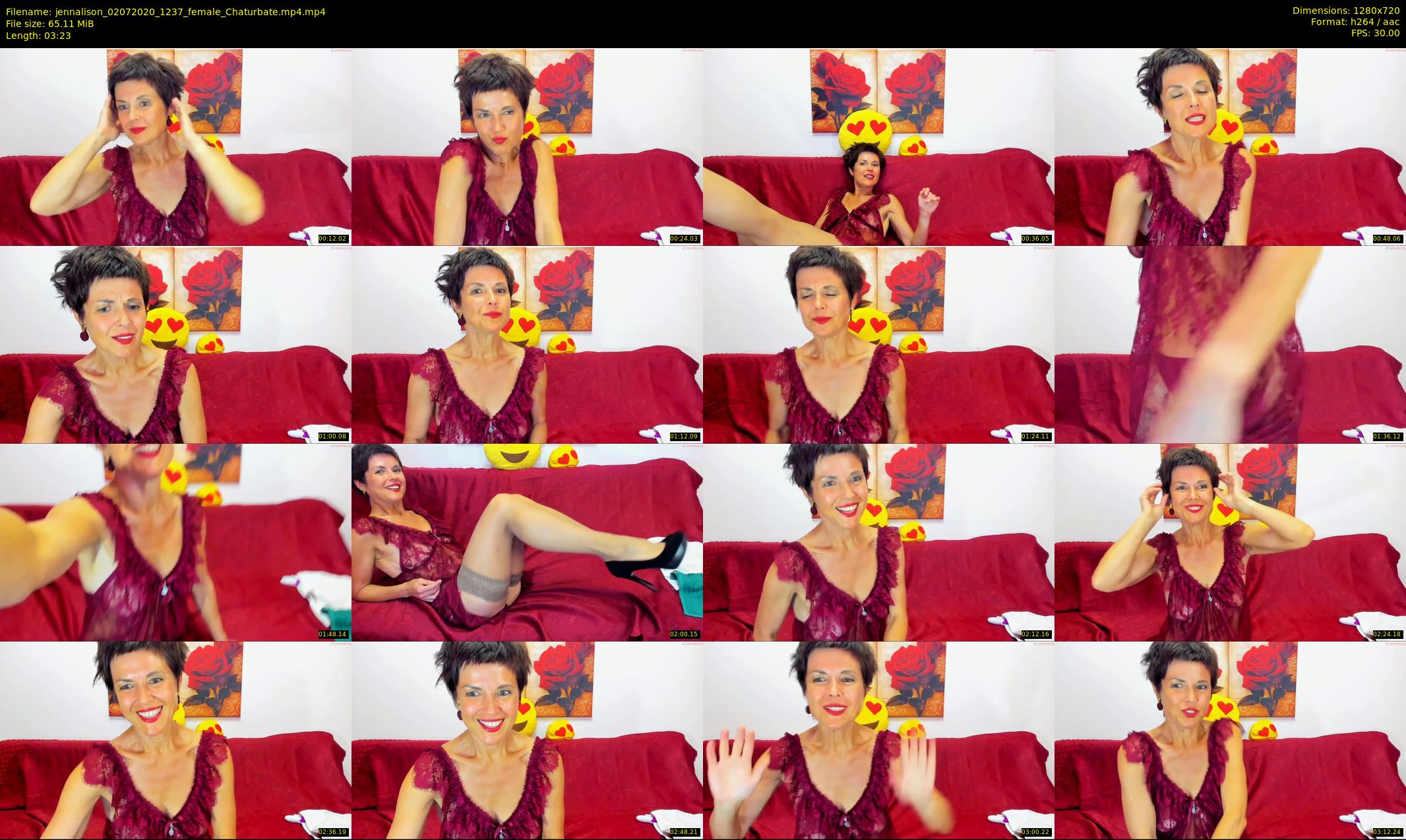 jennalison — 4 minute Chaturbate female cam show recording, 720p, Jul 2, 2020