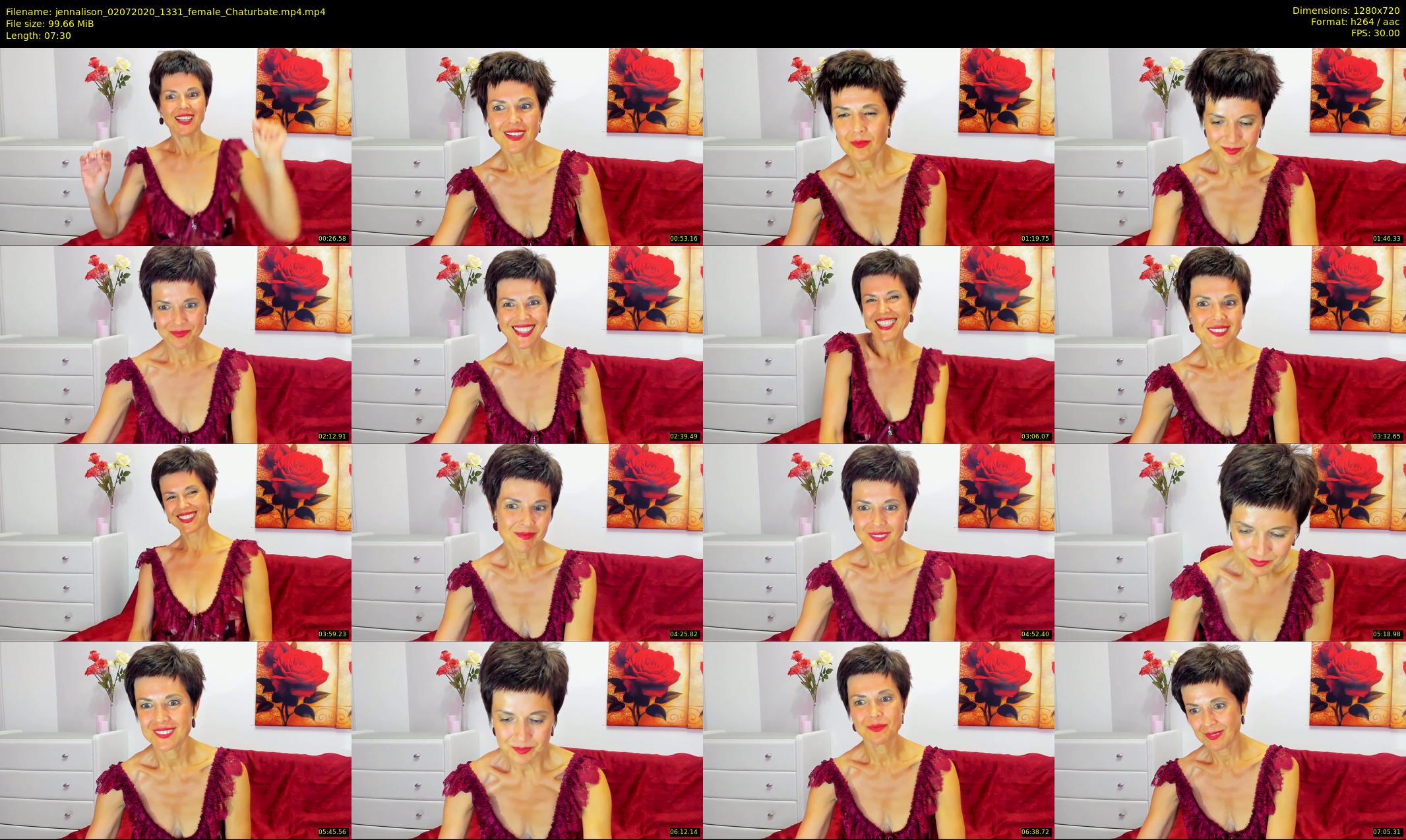 jennalison — 8 minute Chaturbate female cam show recording, 720p, Jul 2, 2020
