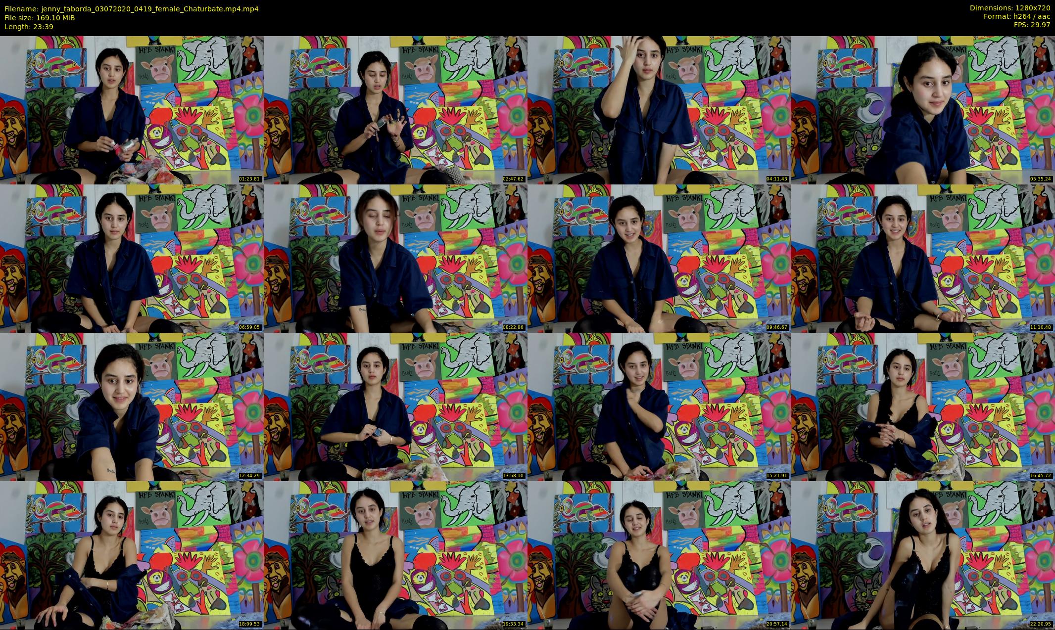 jenny_taborda — 24 minute Chaturbate female cam show recording, 720p, Jul 3, 2020
