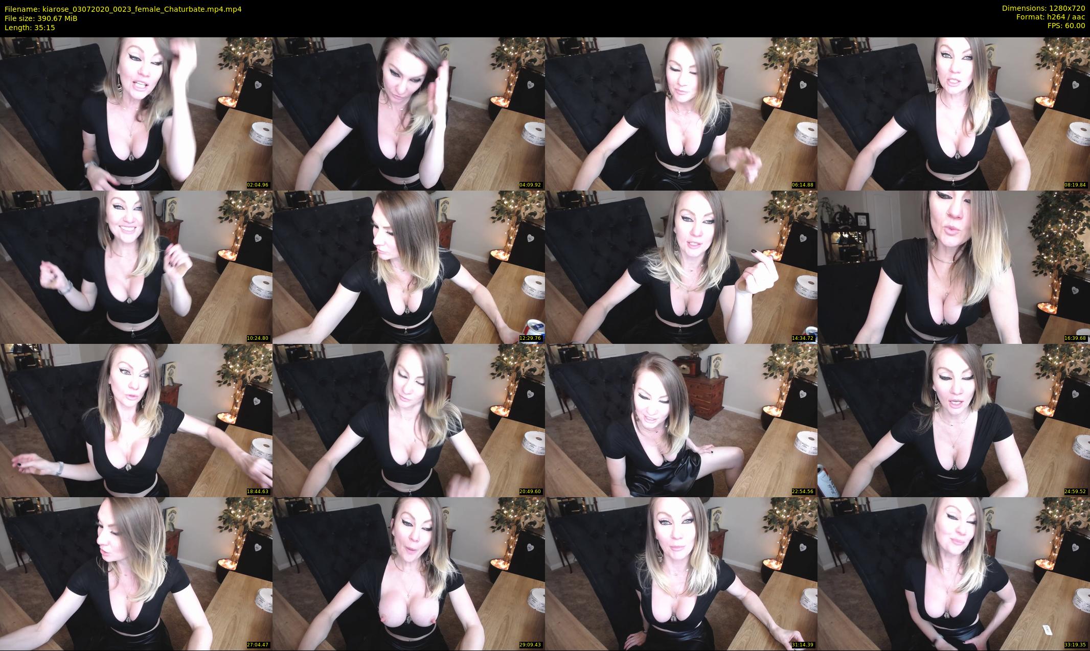 kiarose — 36 minute Chaturbate female cam show recording, 720p, Jul 3, 2020