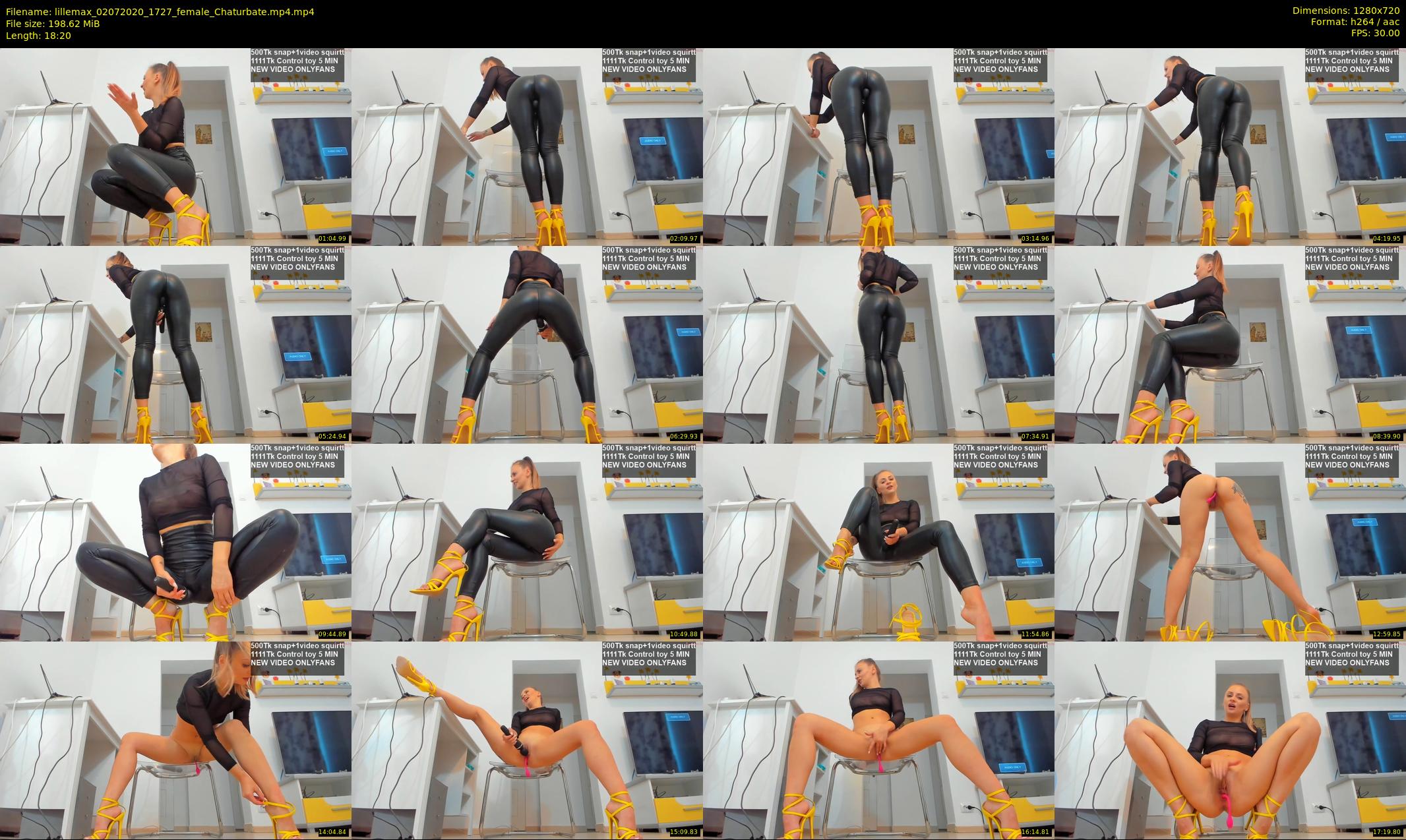 lillemax — 19 minute Chaturbate female cam show recording, 720p, Jul 2, 2020
