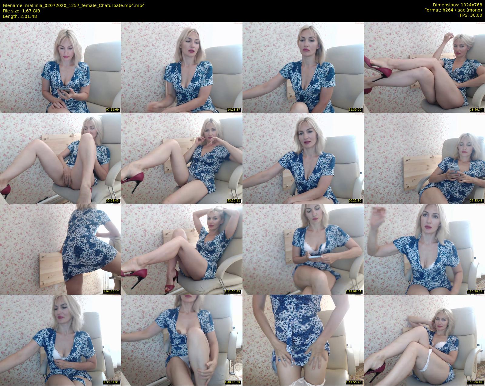 mallinia — 122 minute Chaturbate female cam show recording, 720p, Jul 2, 2020