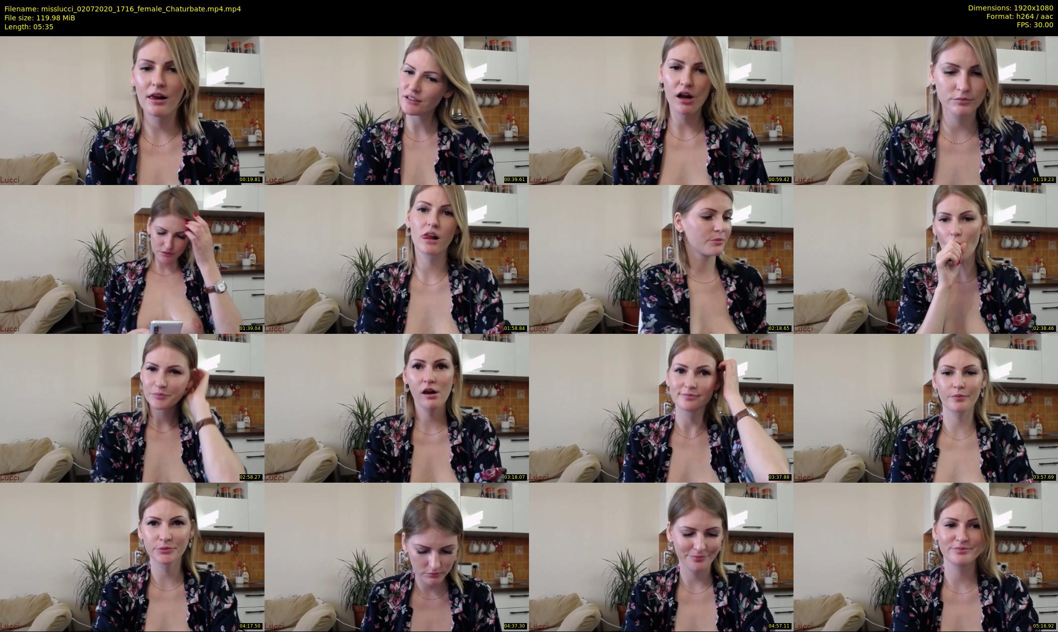 misslucci — 6 minute Chaturbate female cam show recording, 1080p, Jul 2, 2020