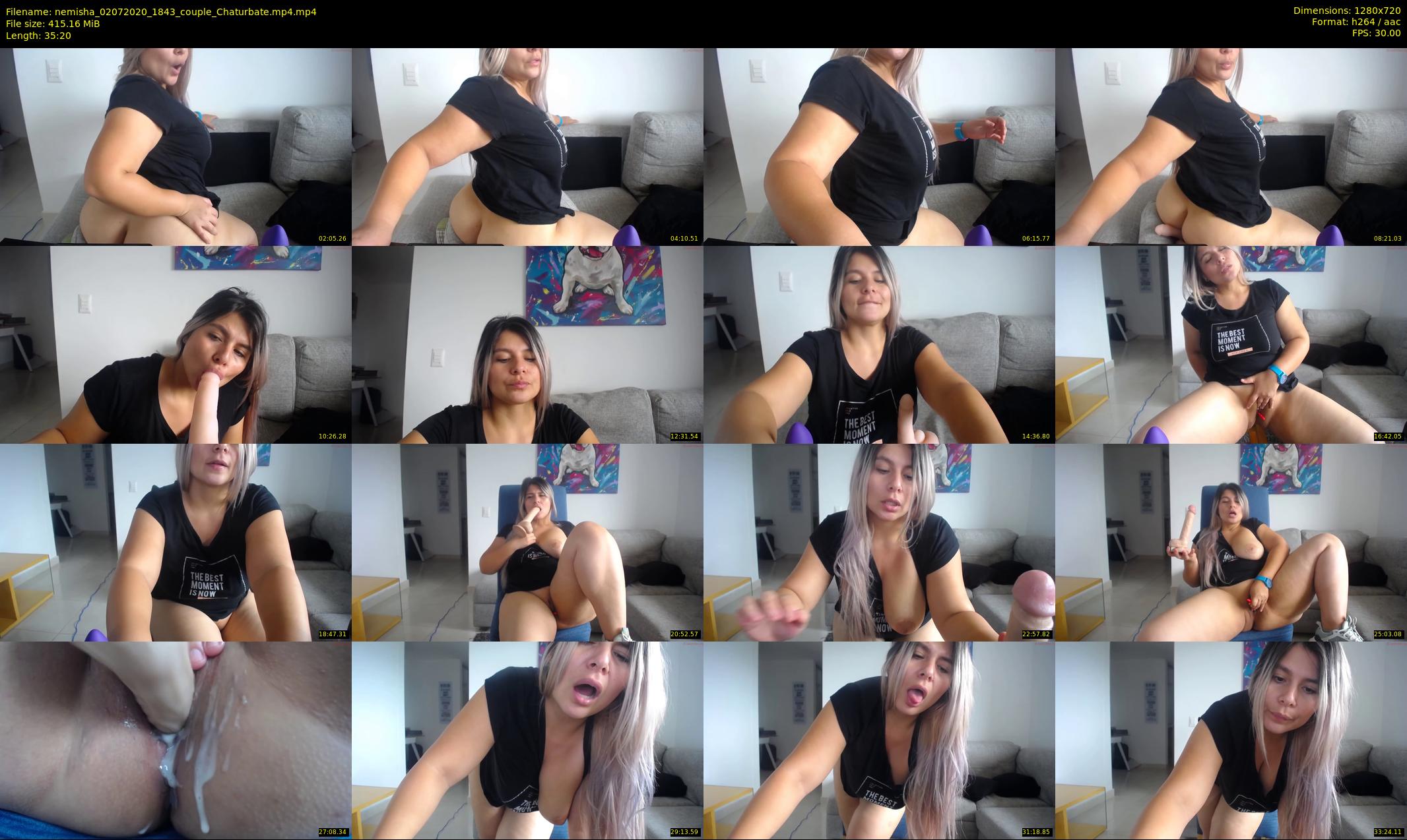 nemisha — 36 minute Chaturbate female cam show recording, 720p, Jul 2, 2020