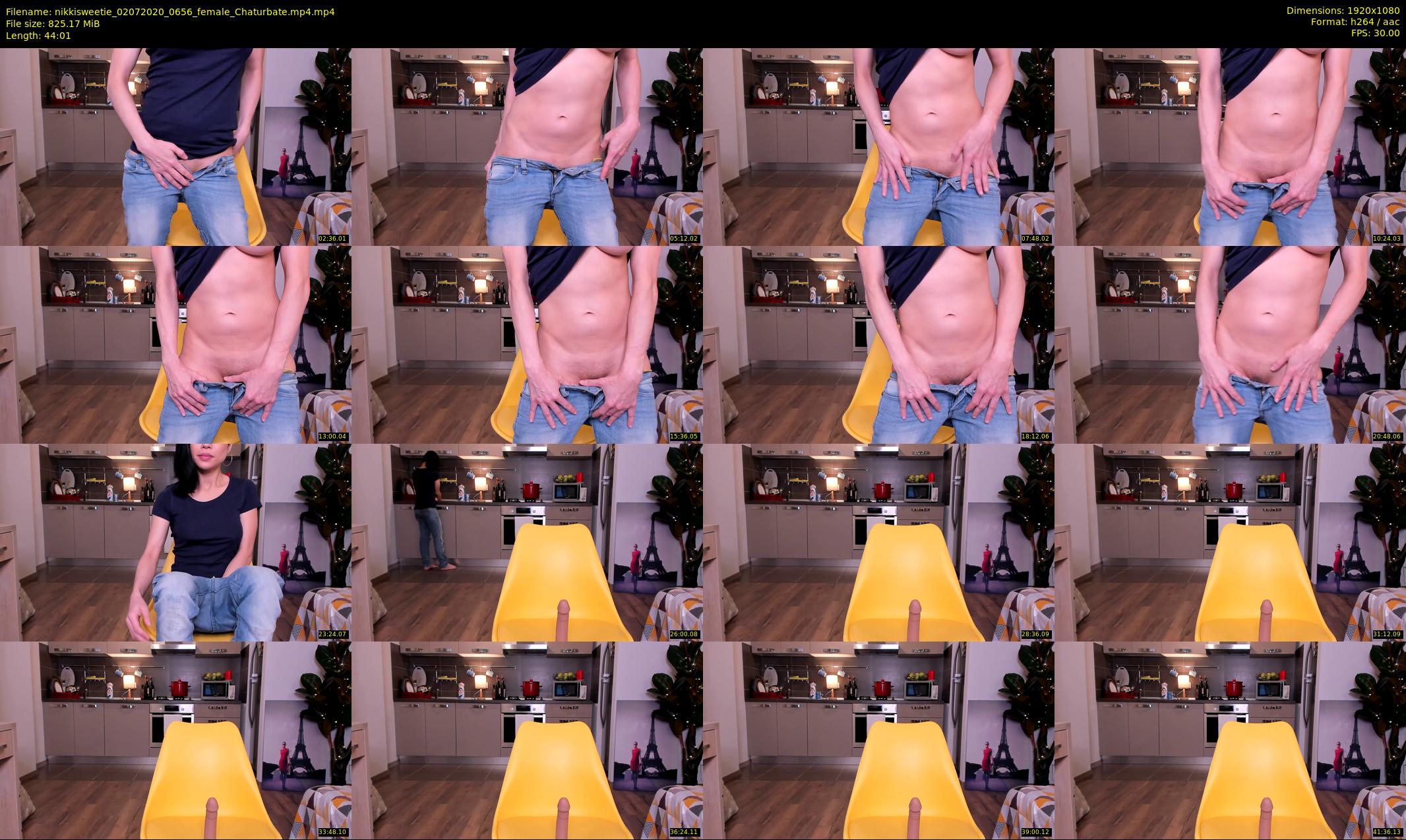 nikkisweetie — 45 minute Chaturbate female cam show recording, 1080p, Jul 2, 2020