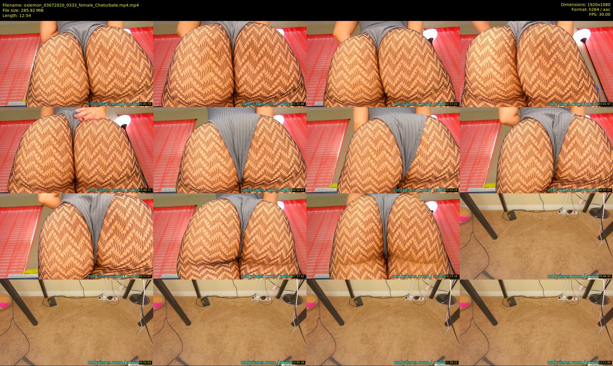 oxlemon — 13 minute Chaturbate female cam show recording, 1080p, Jul 3, 2020
