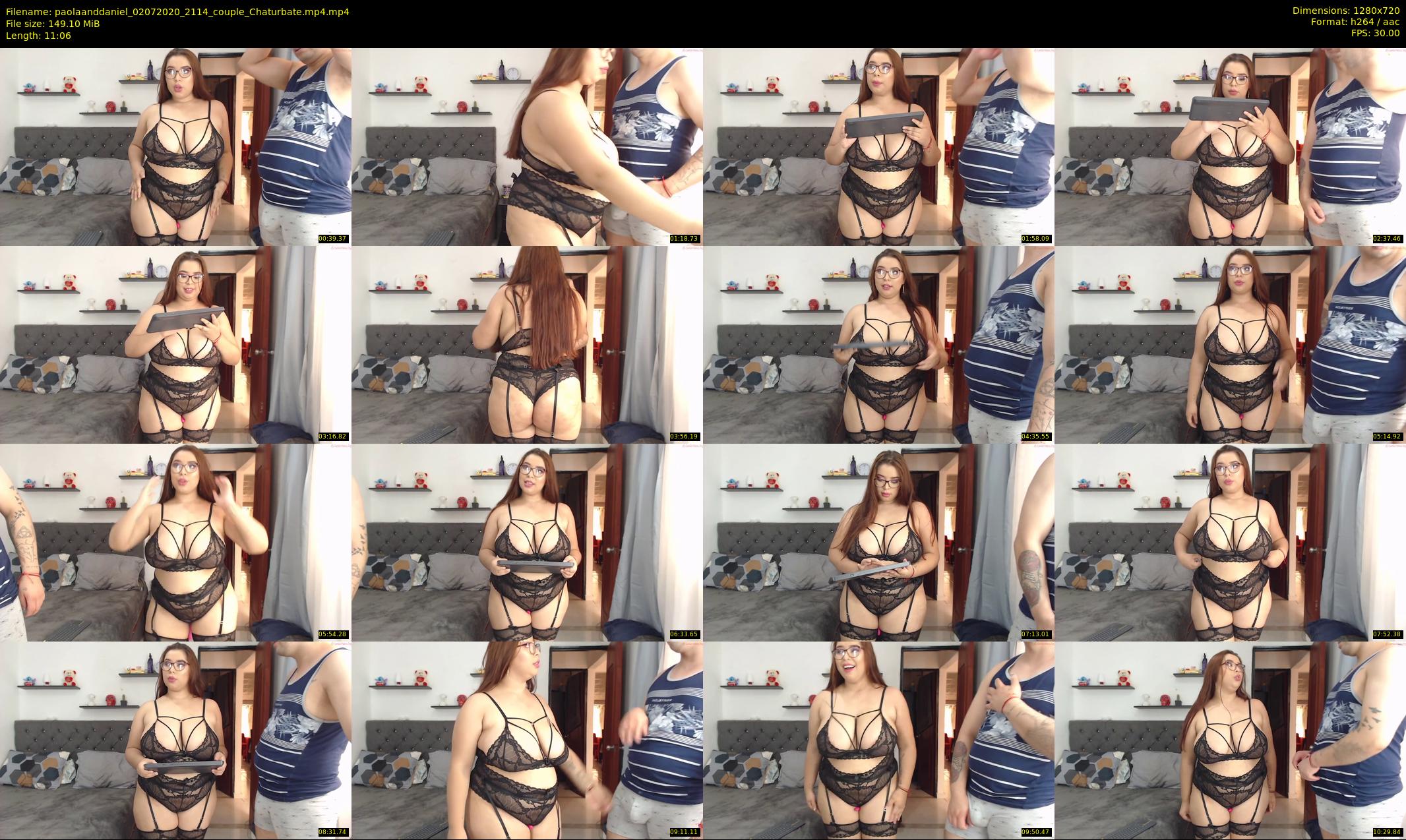 paolaanddaniel — 12 minute Chaturbate couple cam show recording, 720p, Jul 2, 2020