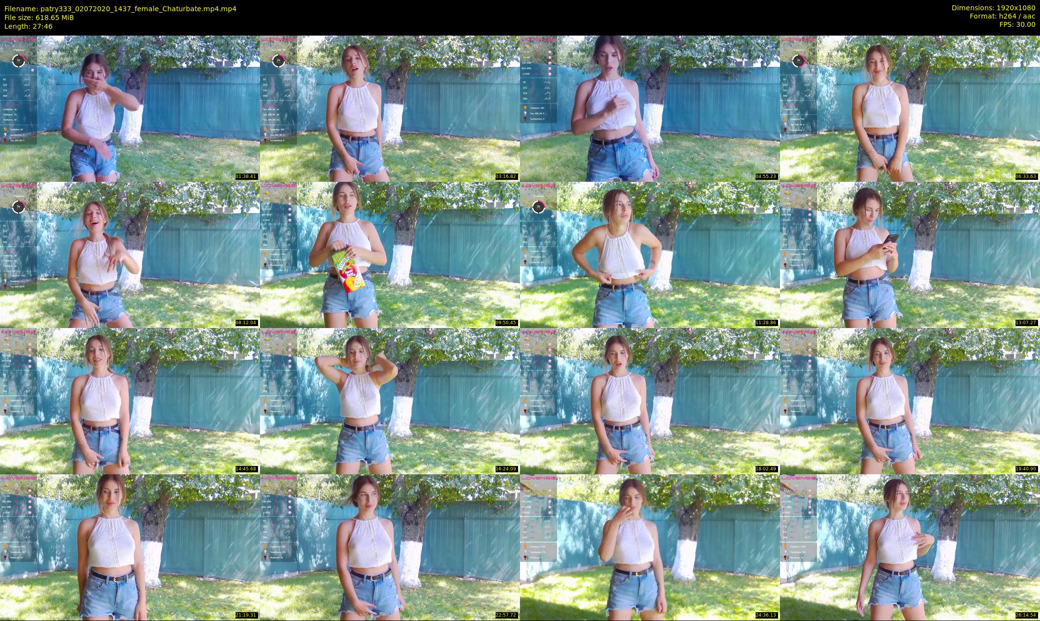 patry333 — 28 minute Chaturbate female cam show recording, 1080p, Jul 2, 2020