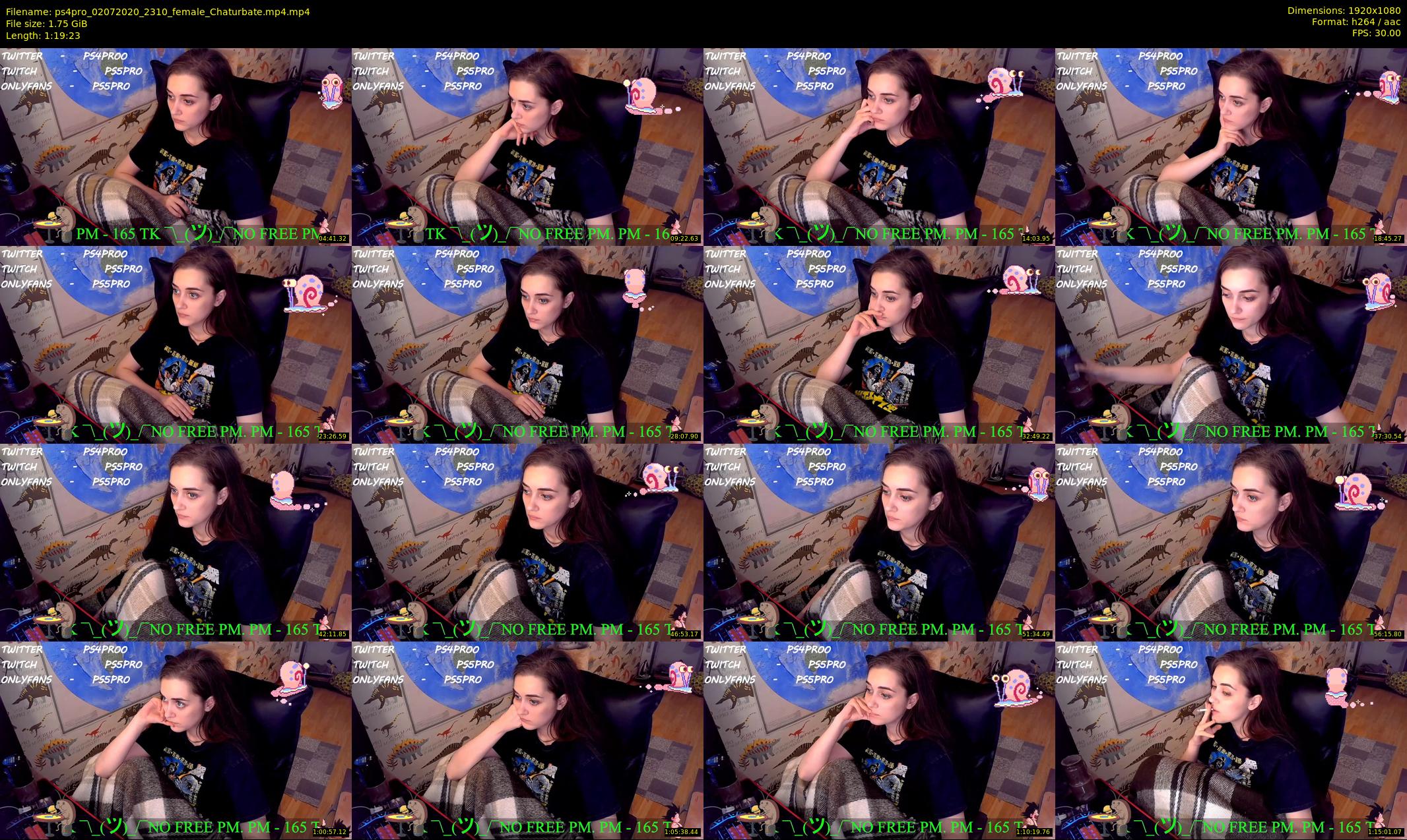 ps4pro — 80 minute Chaturbate female cam show recording, 1080p, Jul 2, 2020