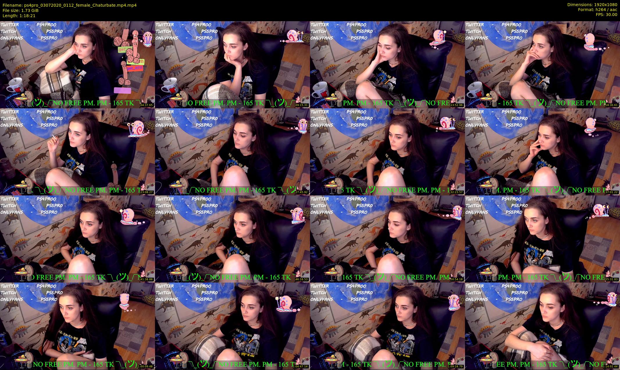 ps4pro — 79 minute Chaturbate female cam show recording, 1080p, Jul 3, 2020