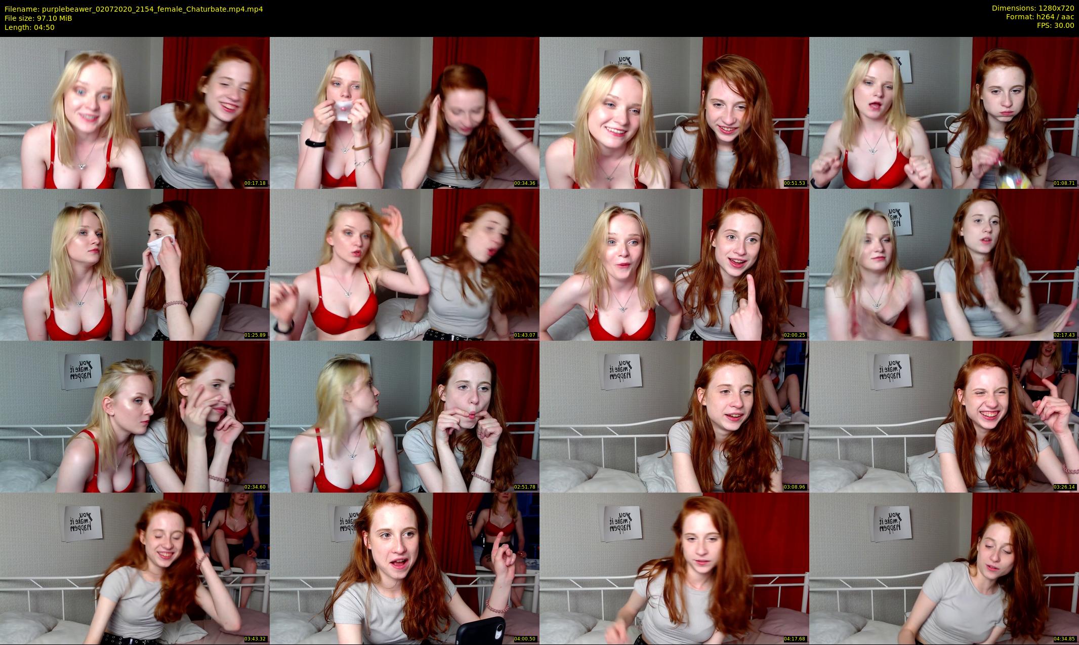 purplebeawer — 5 minute Chaturbate female cam show recording, 720p, Jul 2, 2020