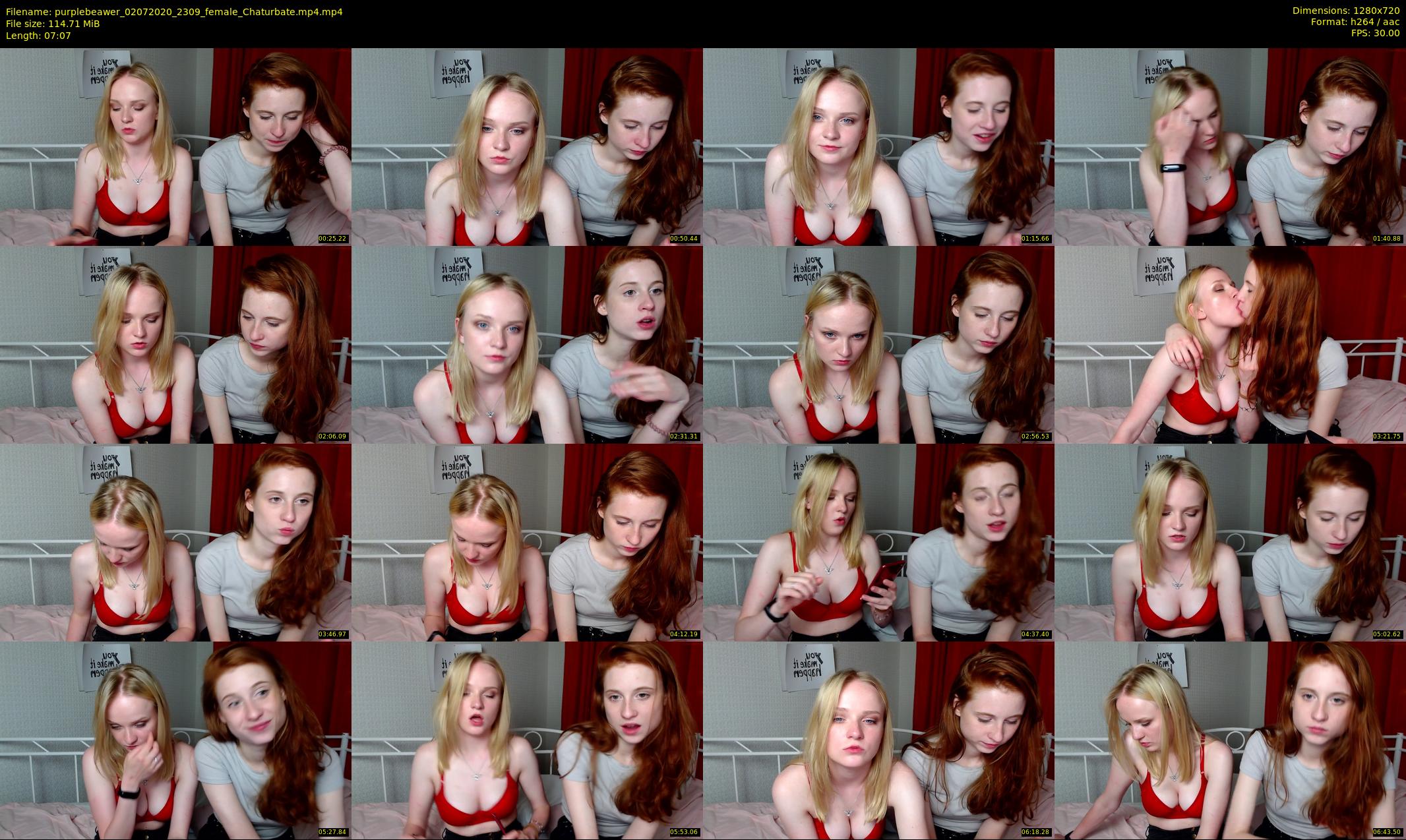 purplebeawer — 8 minute Chaturbate female cam show recording, 720p, Jul 2, 2020
