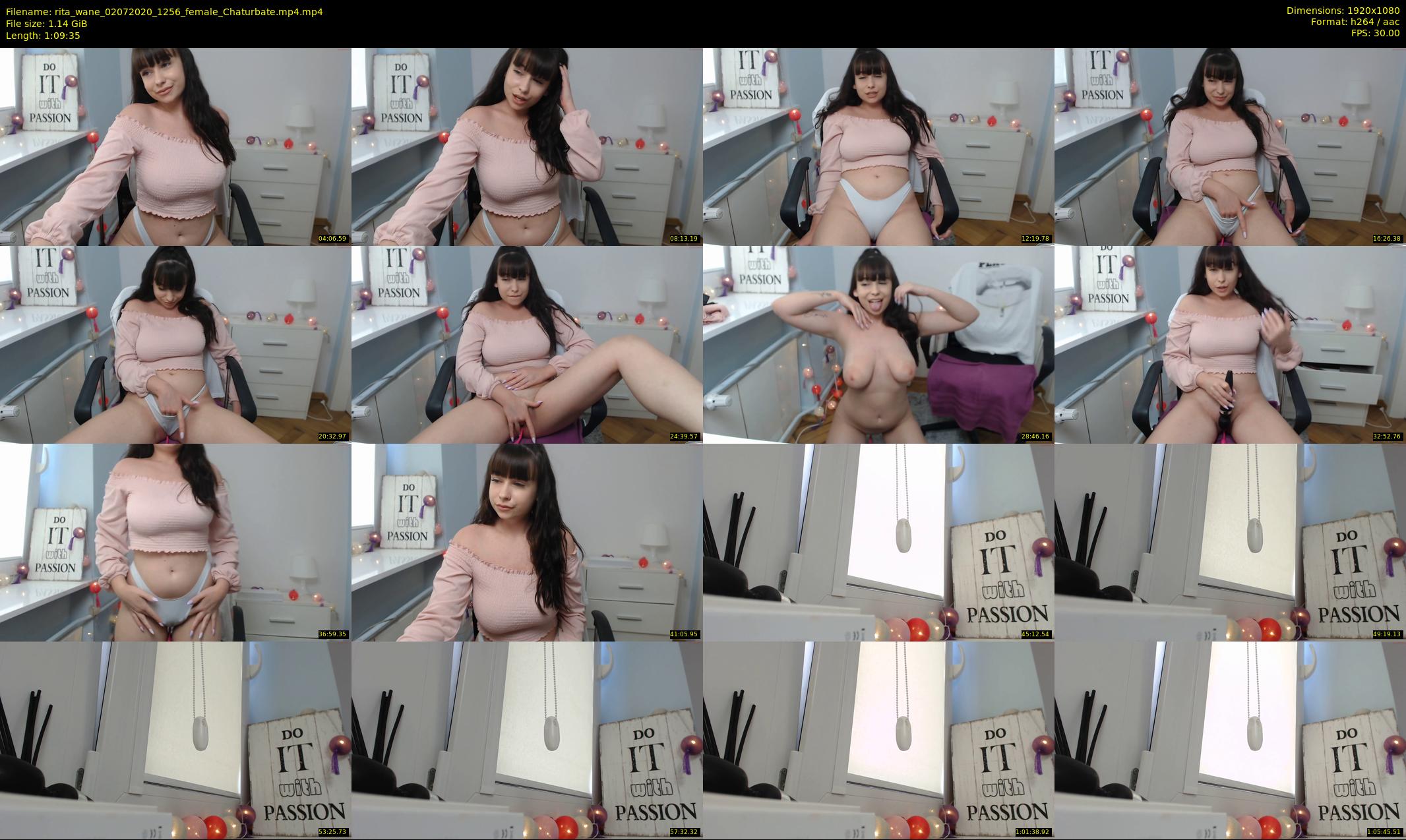 rita_wane — 70 minute Chaturbate female cam show recording, 1080p, Jul 2, 2020