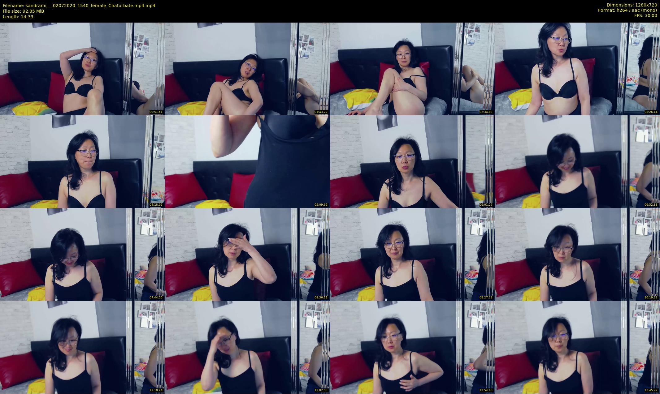 sandrami__ — 15 minute Chaturbate female cam show recording, 720p, Jul 2, 2020
