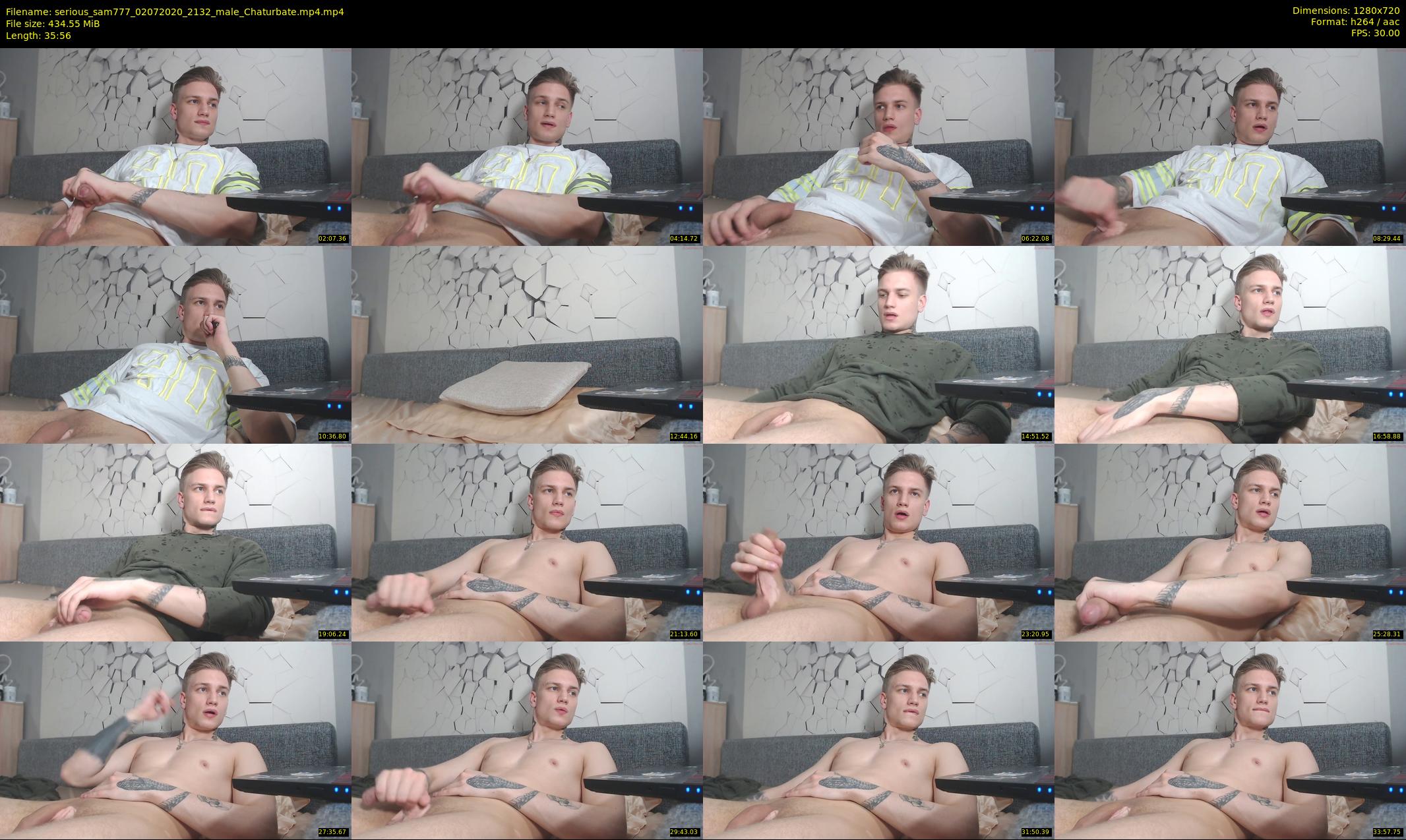 serious_sam777 — 36 minute Chaturbate male cam show recording, 720p, Jul 2, 2020