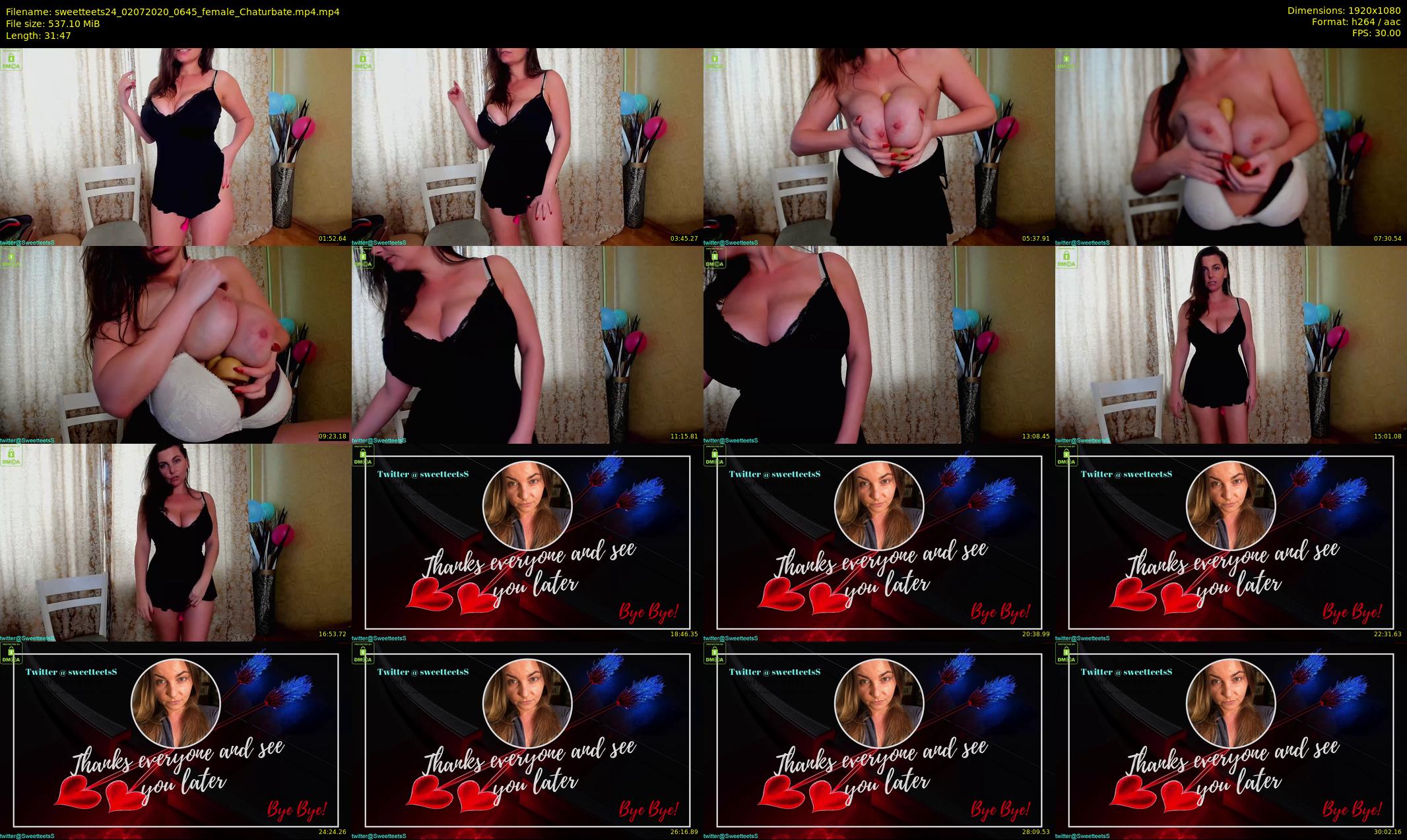 sweetteets24 — 32 minute Chaturbate female cam show recording, 1080p, Jul 2, 2020
