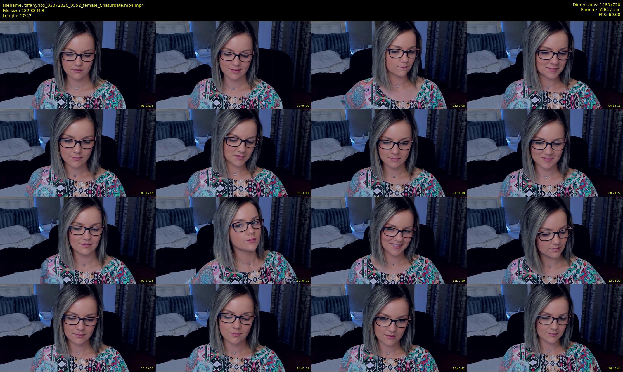tiffanyriox — 18 minute Chaturbate female cam show recording, 720p, Jul 3, 2020