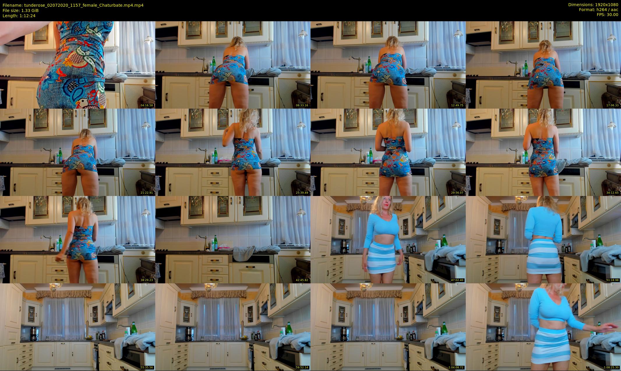 tunderose — 73 minute Chaturbate female cam show recording, 1080p, Jul 2, 2020