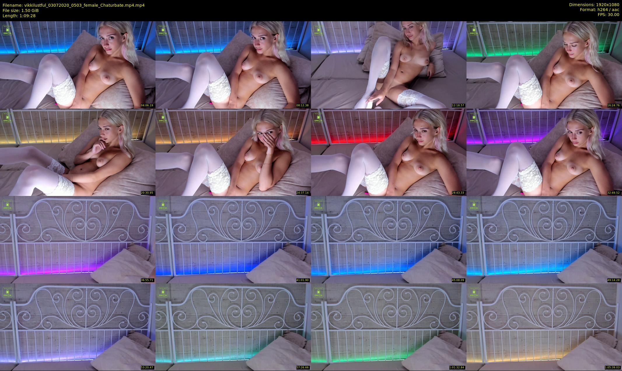 vikkilustful — 70 minute Chaturbate female cam show recording, 1080p, Jul 3, 2020