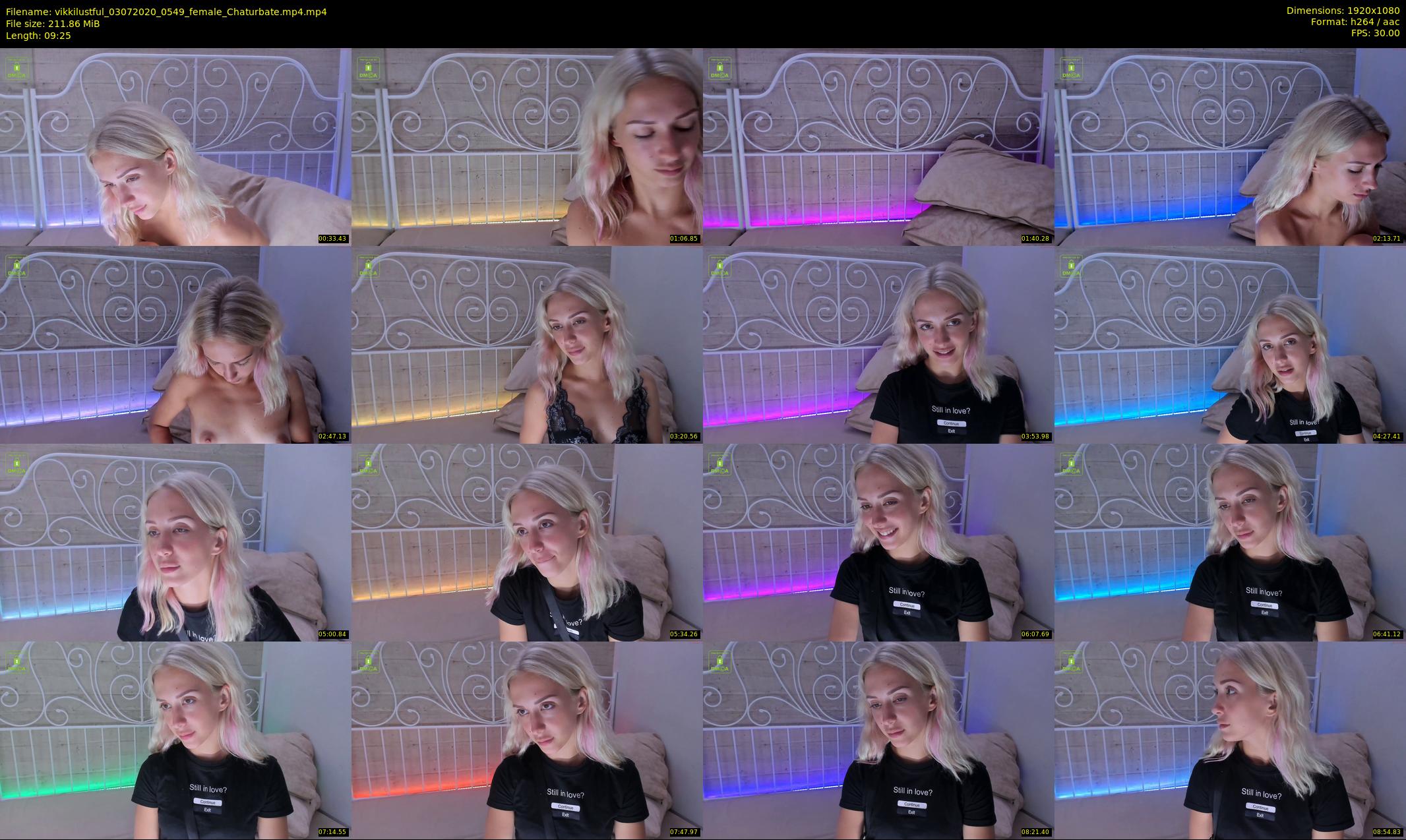 vikkilustful — 10 minute Chaturbate female cam show recording, 1080p, Jul 3, 2020