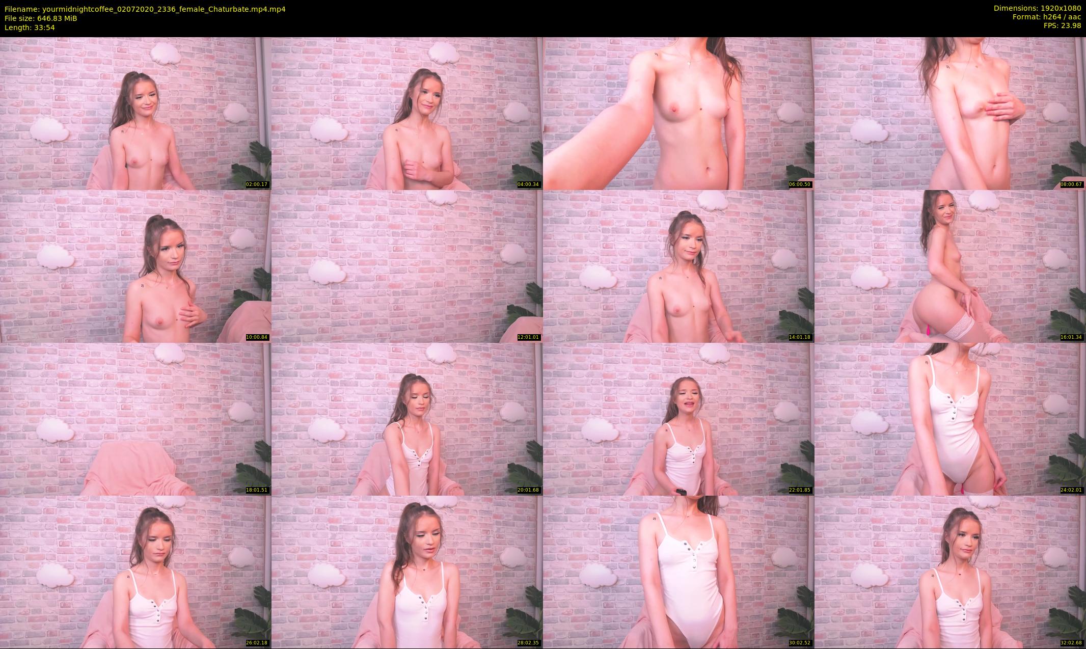 yourmidnightcoffee — 34 minute Chaturbate female cam show recording, 1080p, Jul 2, 2020