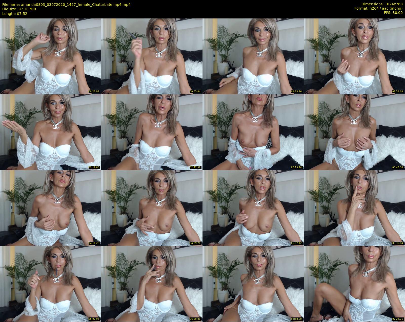 amanda0803 — 8 minute Chaturbate female cam show recording, 720p, Jul 3, 2020