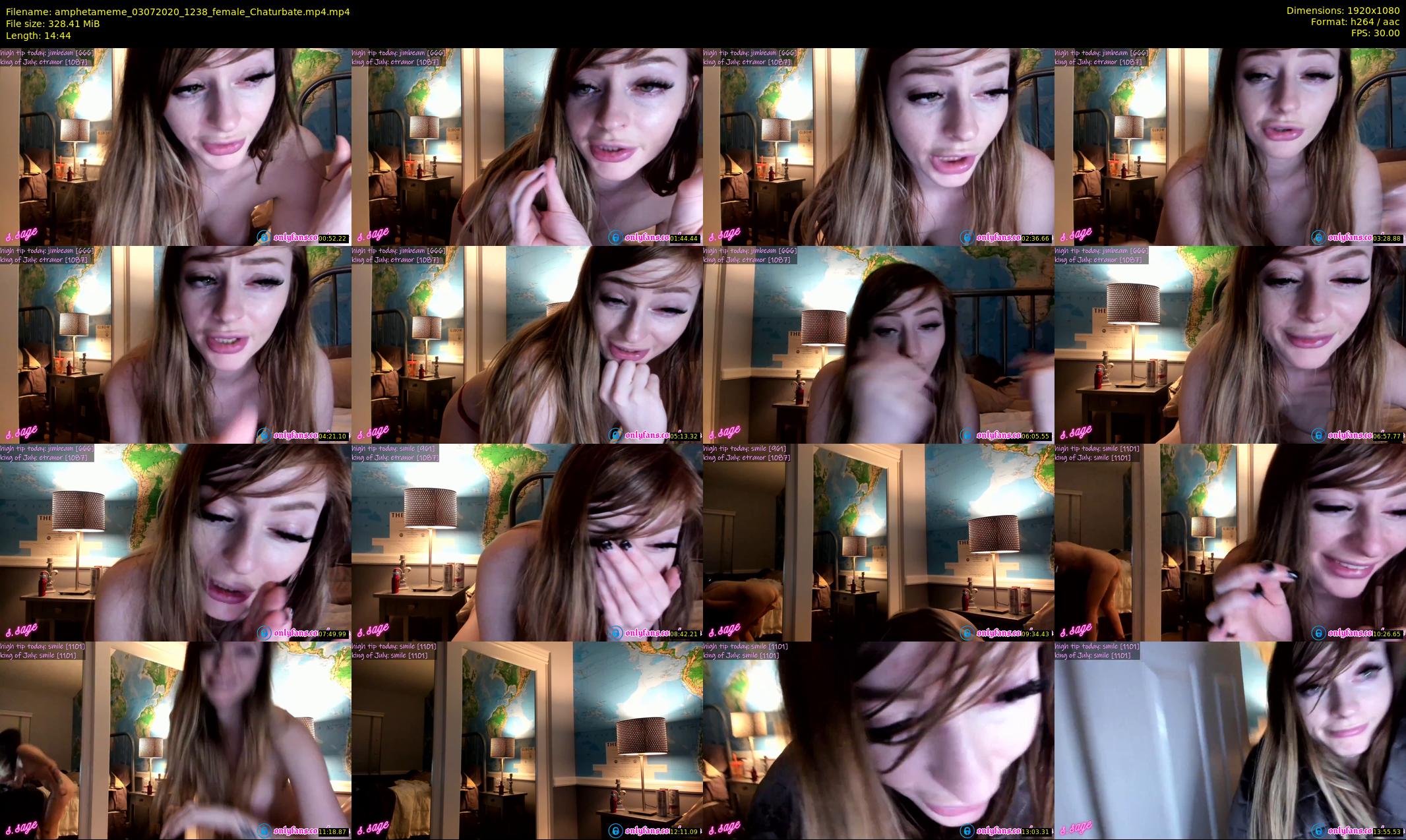 amphetameme — 15 minute Chaturbate female cam show recording, 1080p, Jul 3, 2020