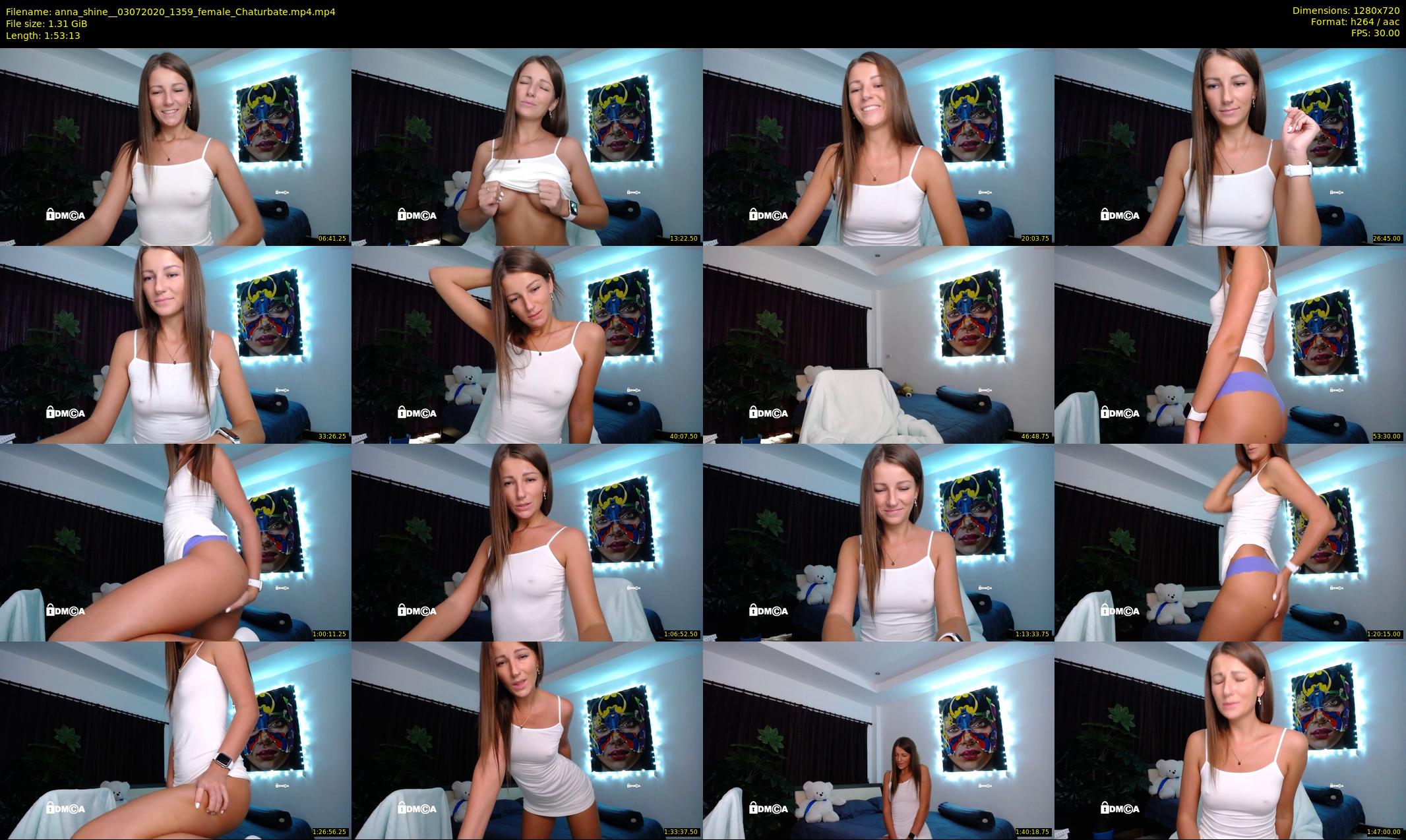 anna_shine_ — 114 minute Chaturbate female cam show recording, 720p, Jul 3, 2020