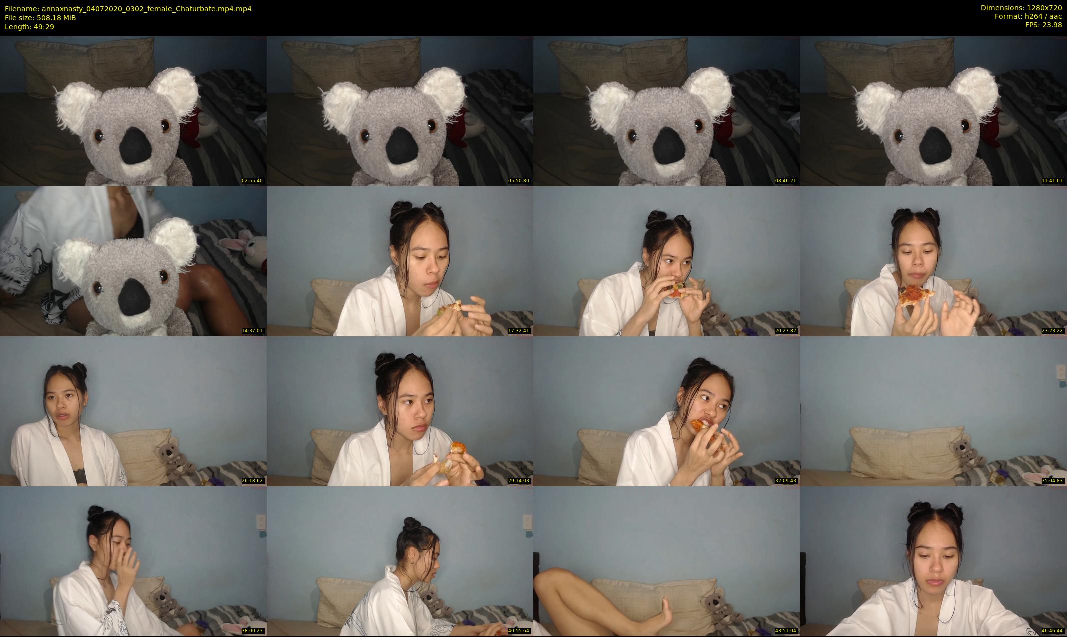 annaxnasty — 50 minute Chaturbate female cam show recording, 720p, Jul 4, 2020
