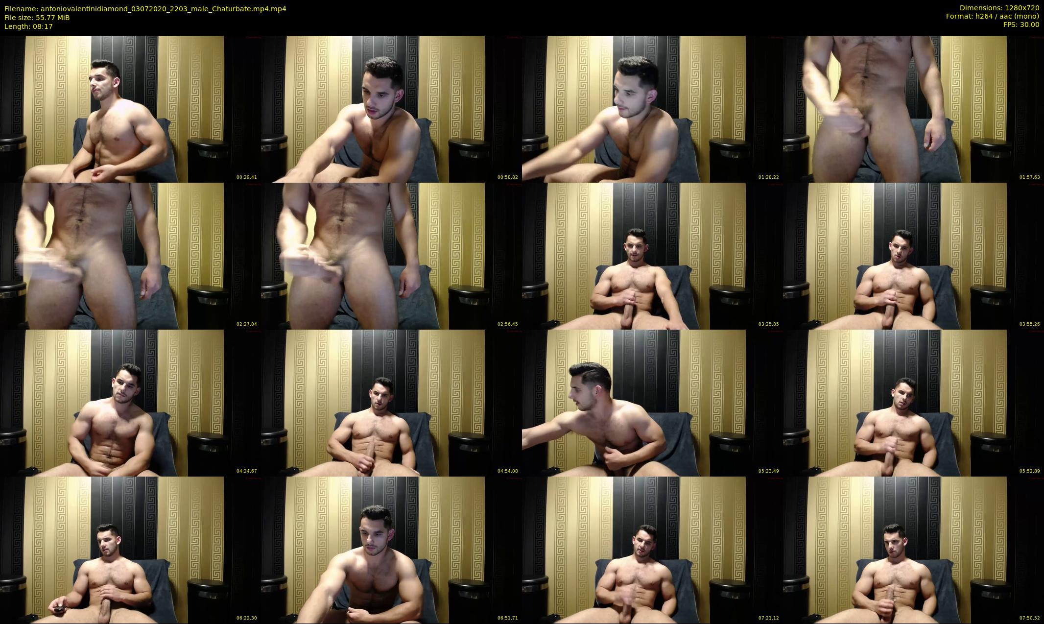 antoniovalentinidiamond — 9 minute Chaturbate male cam show recording, 720p, Jul 3, 2020