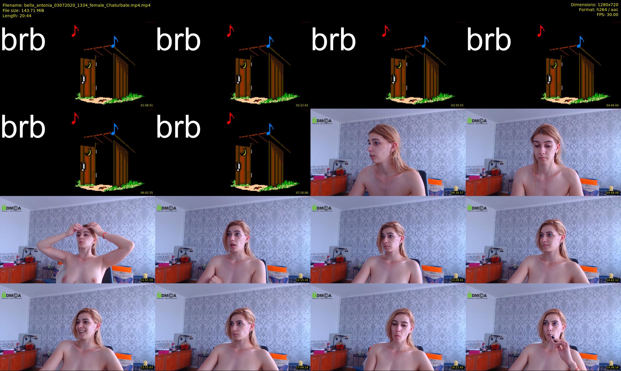 bella_antonia — 21 minute Chaturbate female cam show recording, 720p, Jul 3, 2020