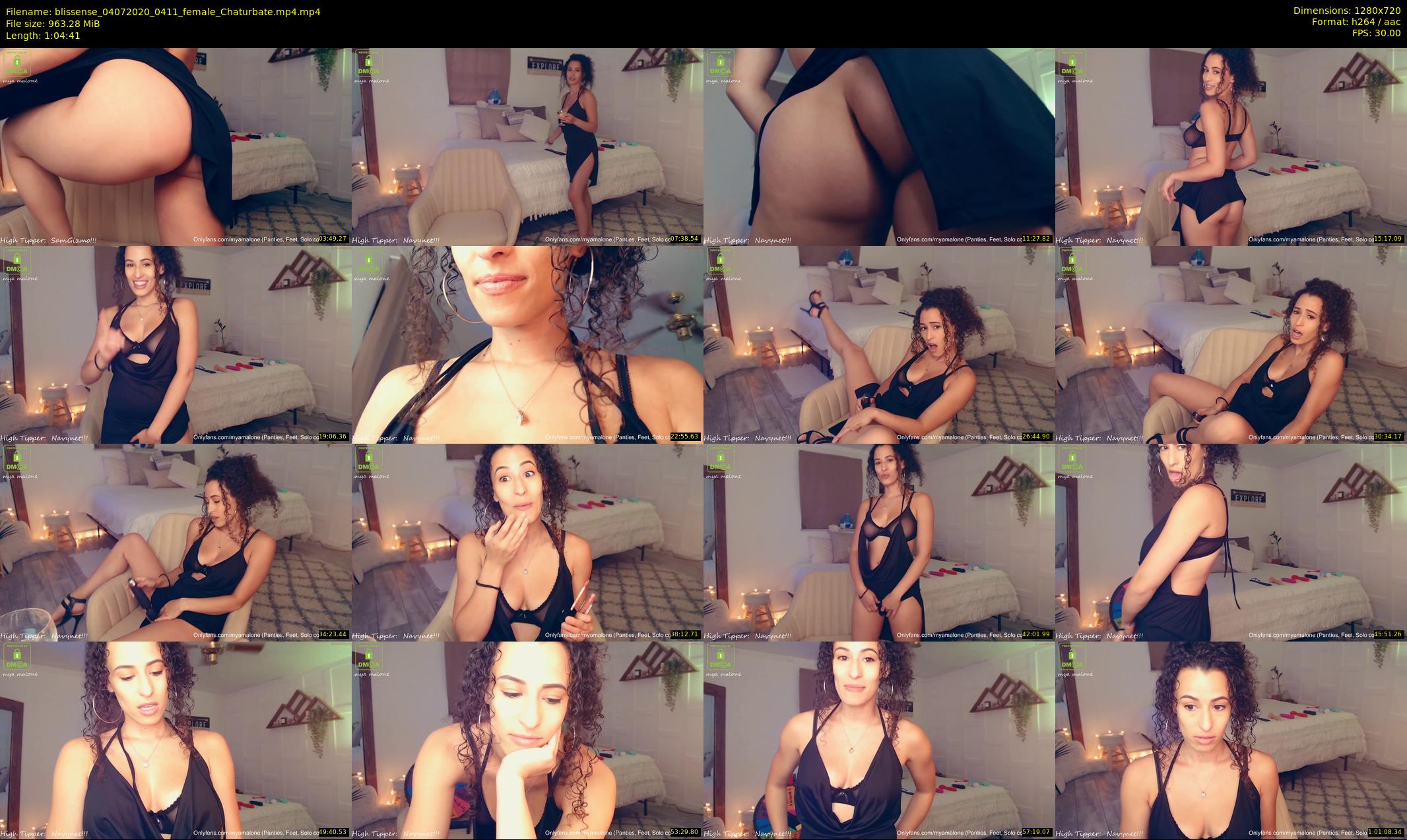 blissense — 65 minute Chaturbate female cam show recording, 720p, Jul 4, 2020