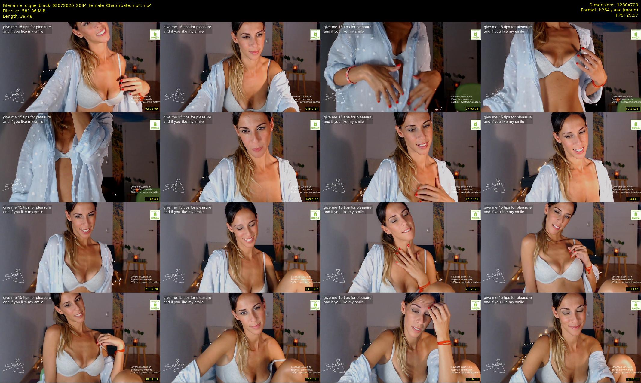 cique_black — 40 minute Chaturbate female cam show recording, 720p, Jul 3, 2020