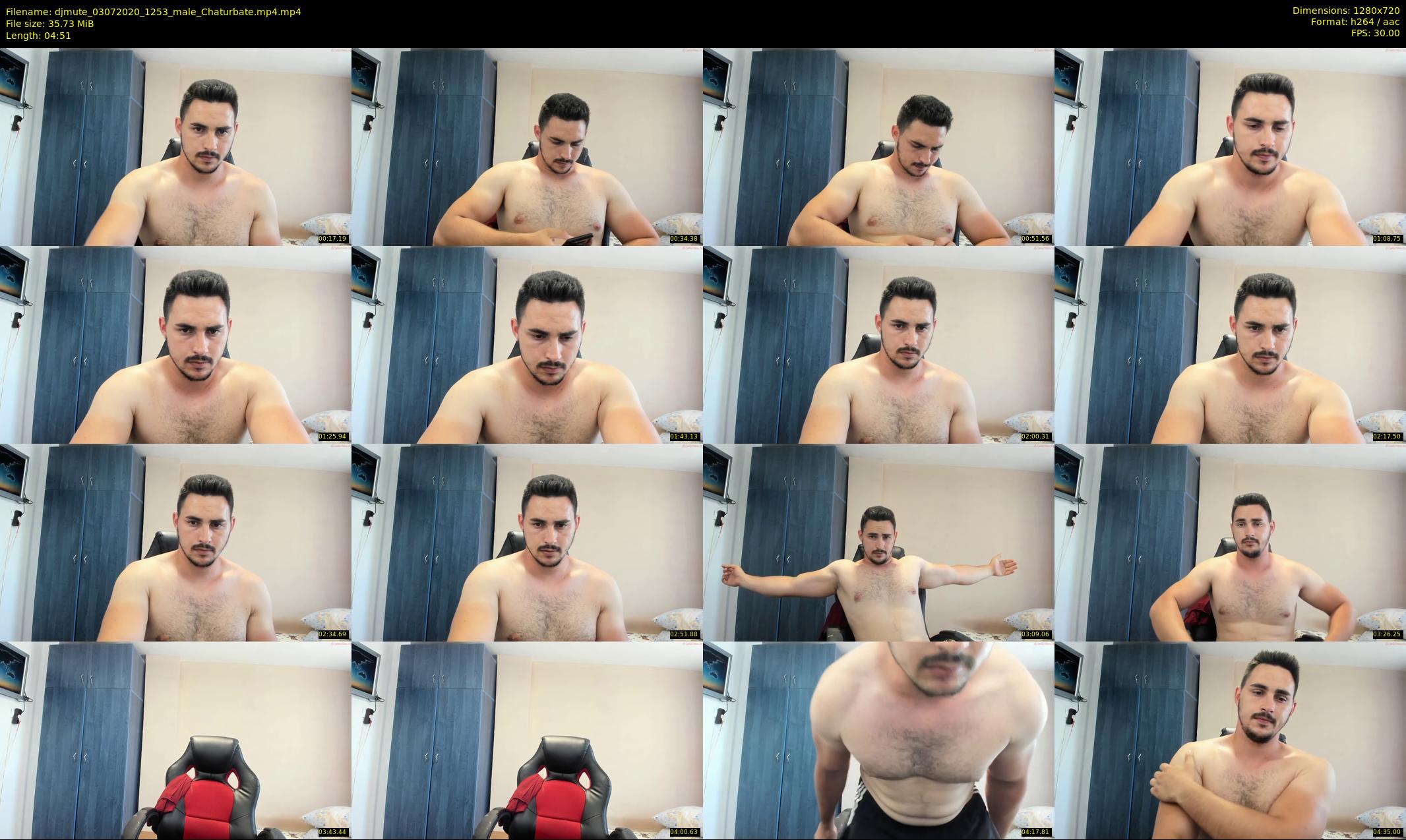 djmute — 5 minute Chaturbate male cam show recording, 720p, Jul 3, 2020